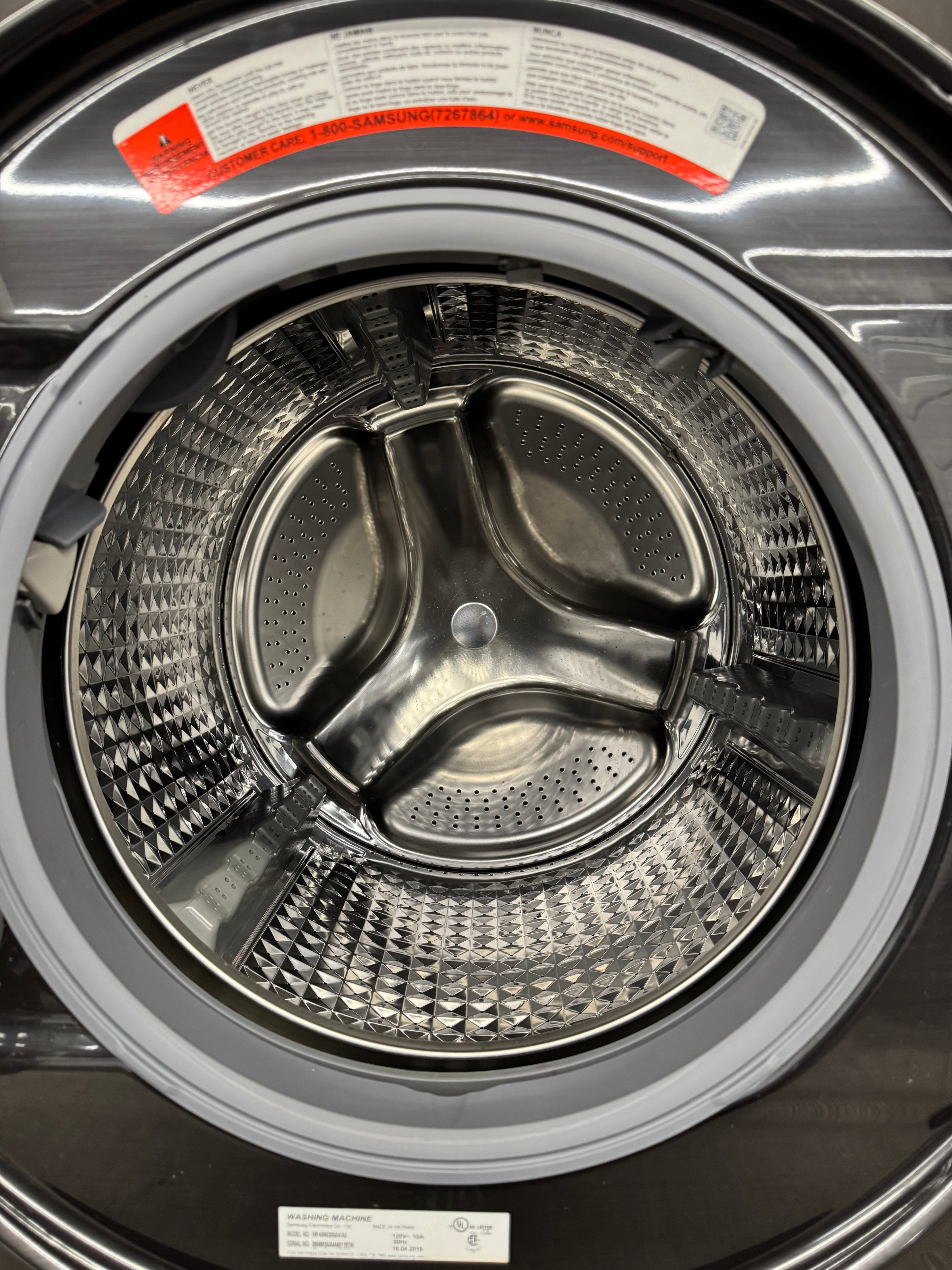 Samsung 27” Front Load Washer & Dryer Set (WF45N6300AV & DV45K6500EV)