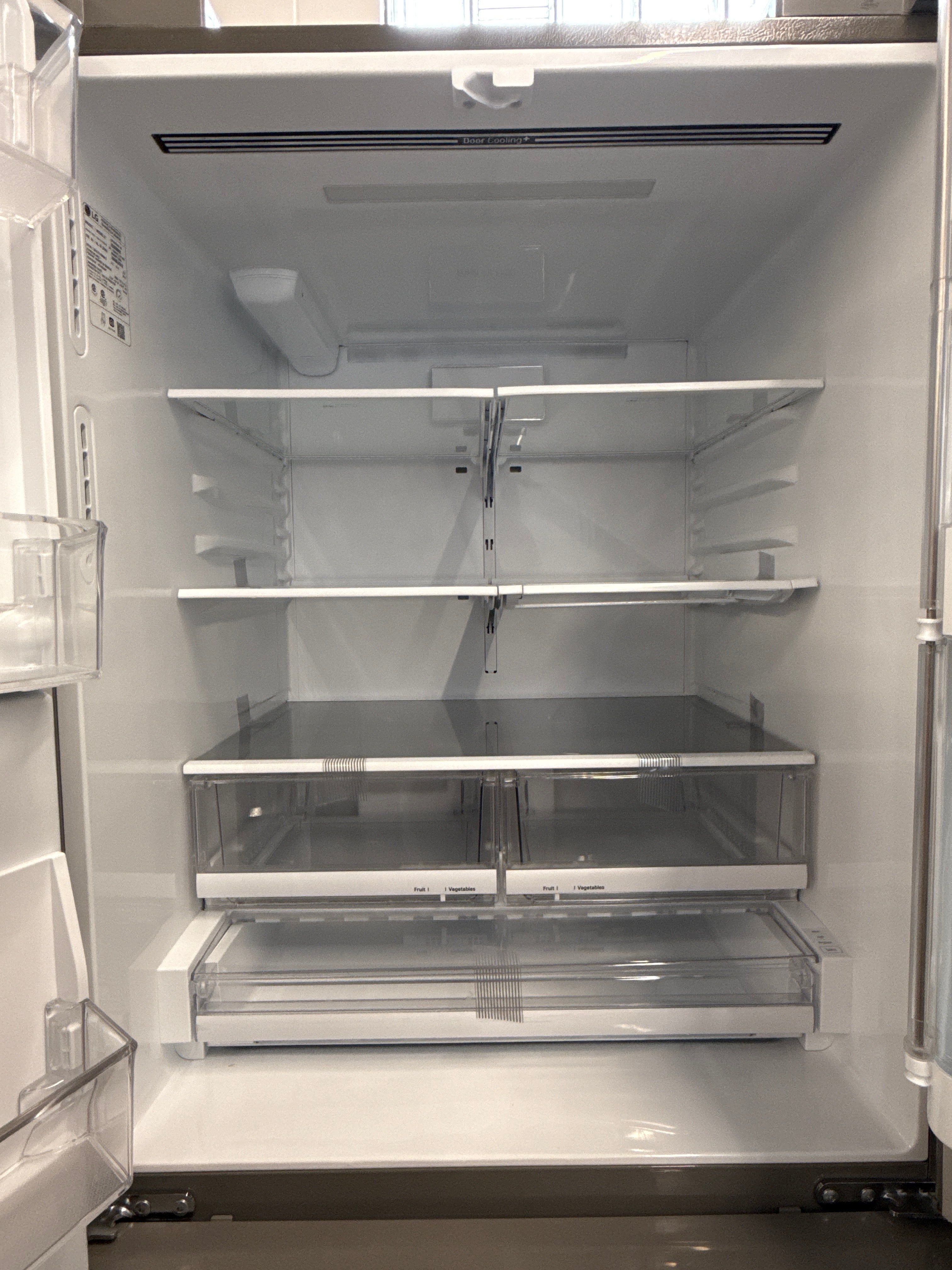 OPEN BOX - LG 33” French Door Refrigerator Smart InstaView® Refrigerator with Craft Ice™ Maker - LRFVS2503S