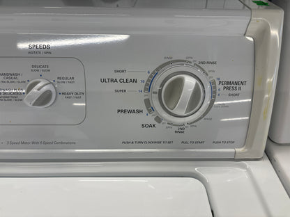 KENMORE 27" TOP LOAD WASHER AND DRYER SET 110.20922990 / 110.C60842990