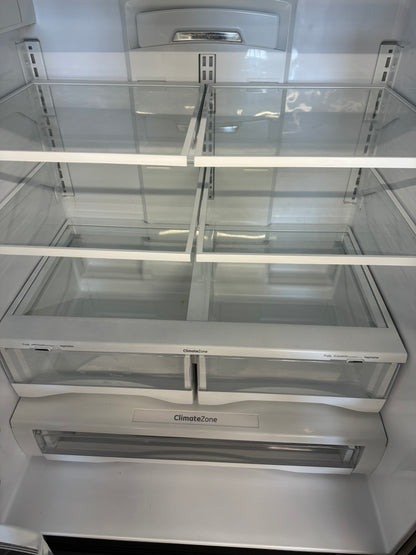 GE 36" FRENCH DOOR FRIDGE WITH ICE MAKER - GNE29GMHEES