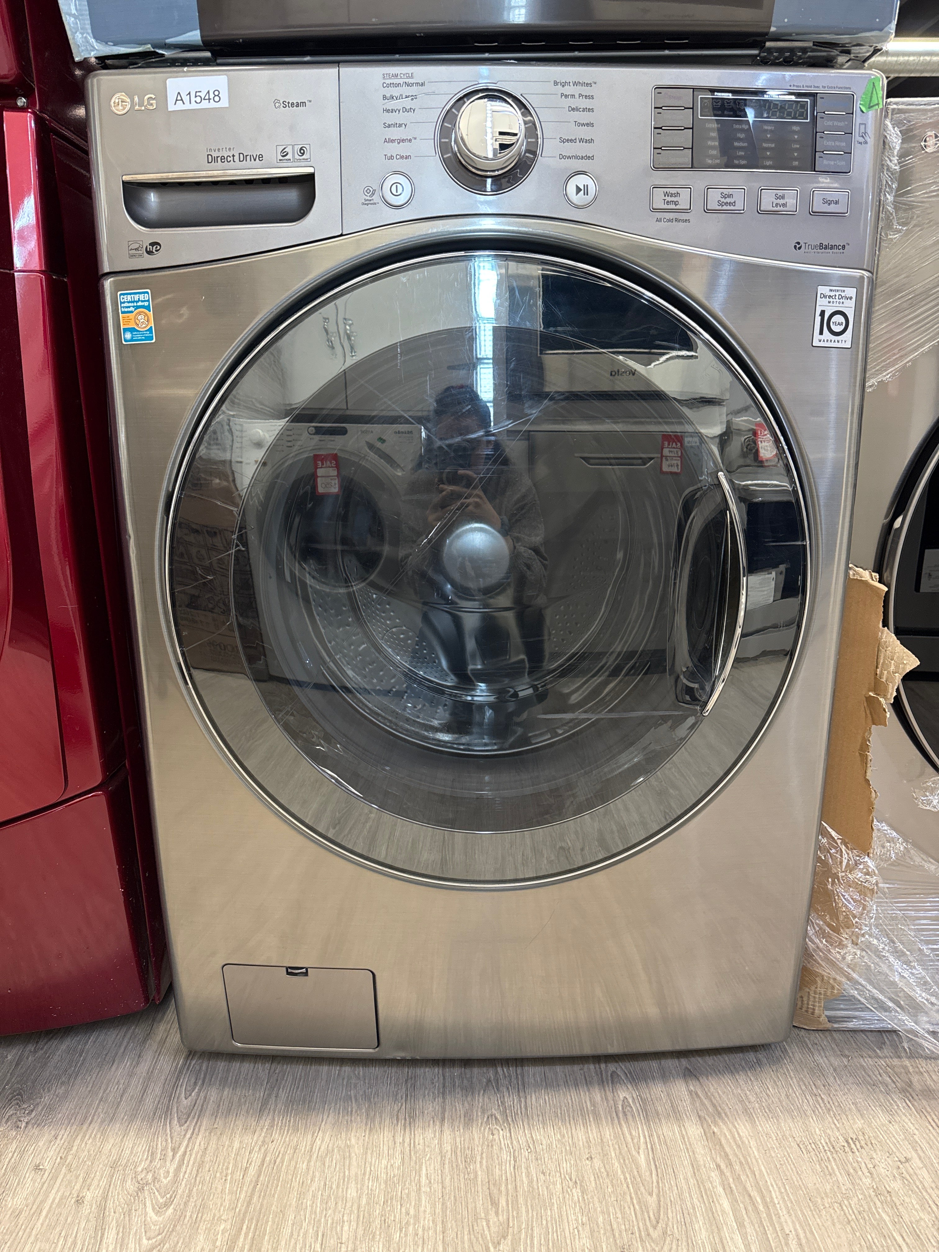 LG 27” Front Load Washer - WM3770HVA/01