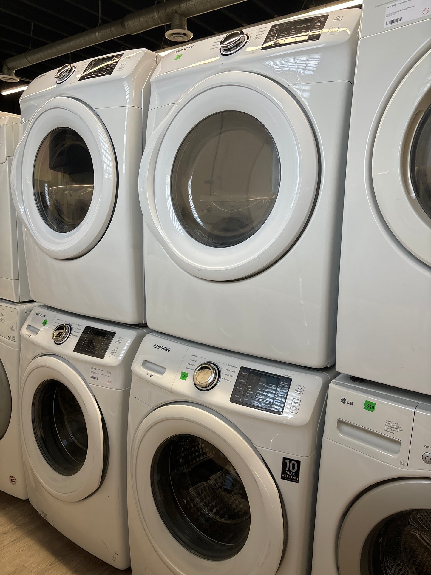 SAMSUNG 27" Front Load washer/dryer set