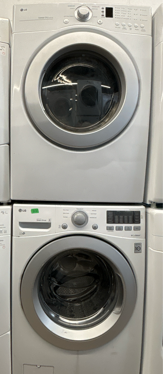 LG 27" WASHER AND DRYER SET WM3170CW / DLE2516W