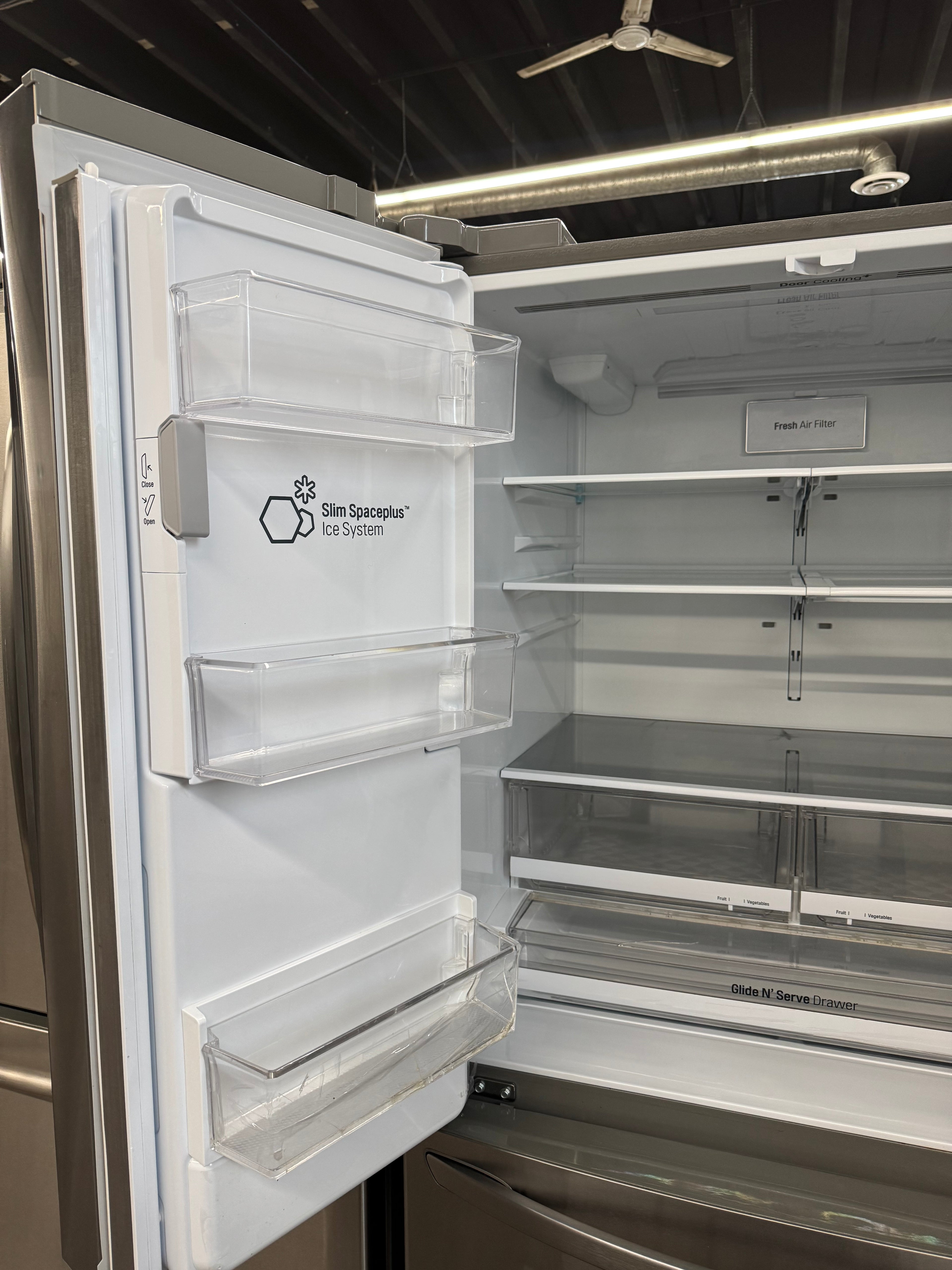 LG 36” French Door Refrigerator with Water & Ice Dispenser