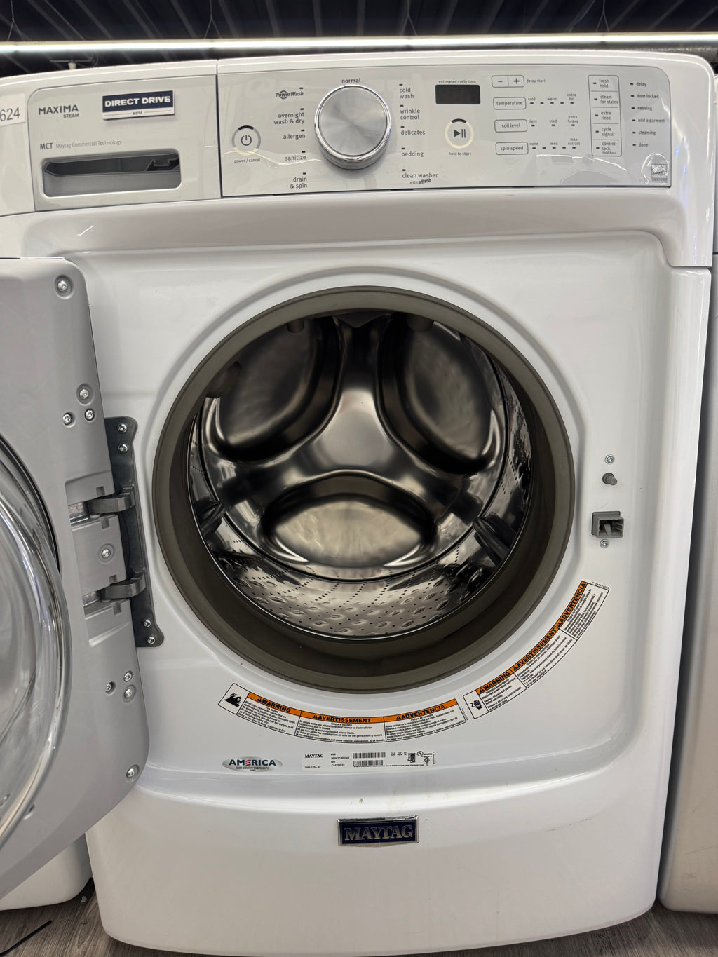 Maytag 27" Front Load Washer MHW7100DW0 – White | Ottawa