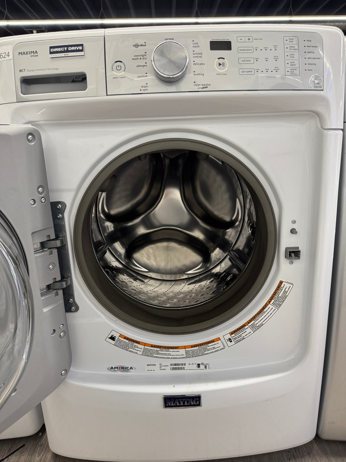 Maytag 27" Front Load Washer MHW7100DW0 – White | Ottawa