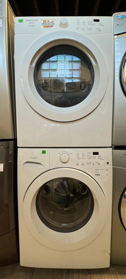 FRIGIDAIRE 27” FRONT LOAD WASHER/DRYER SET - CAQE7001LW1