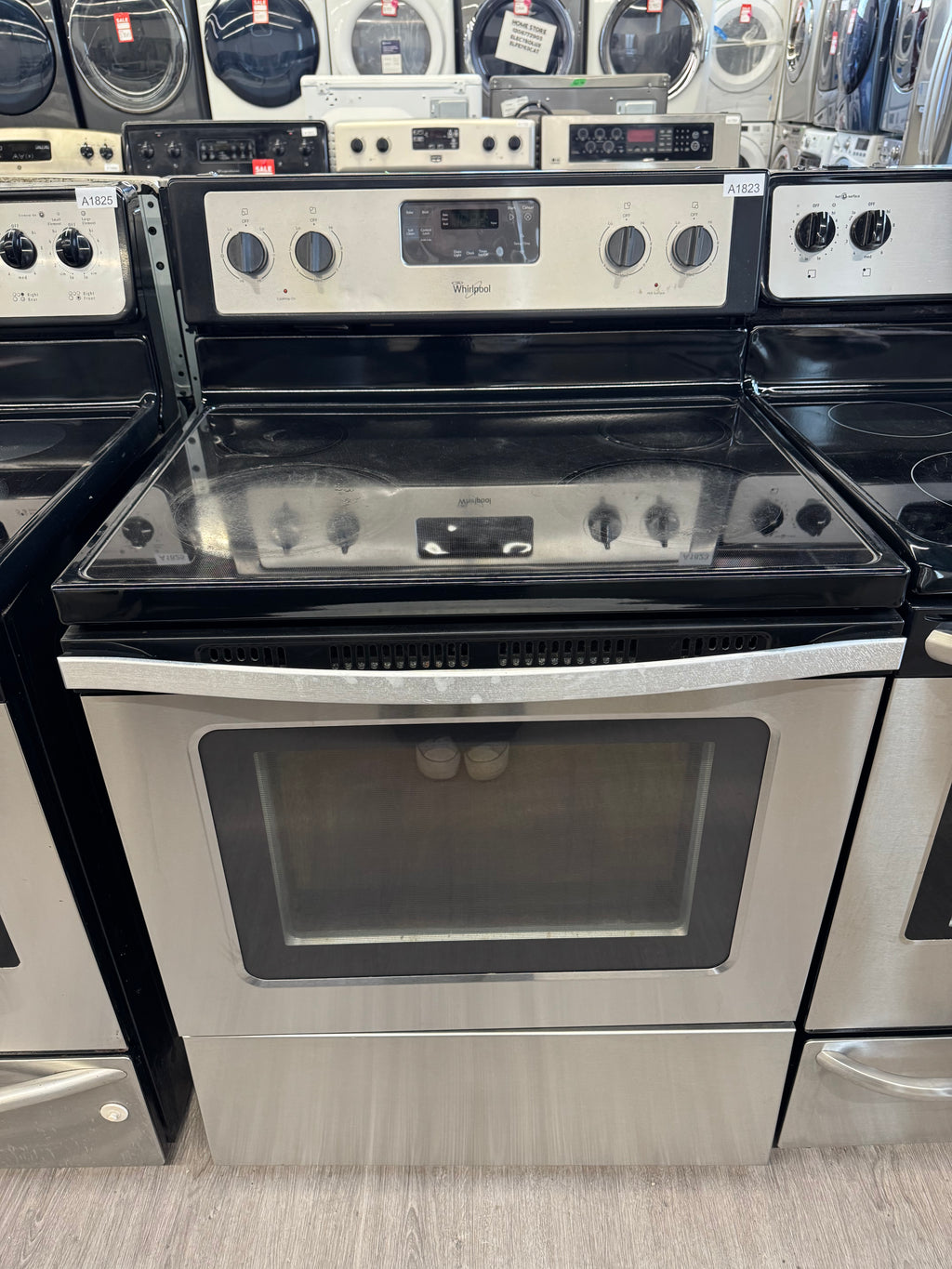 Whirlpool 30” Freestanding Glass Top Range - YMFE510S0ES