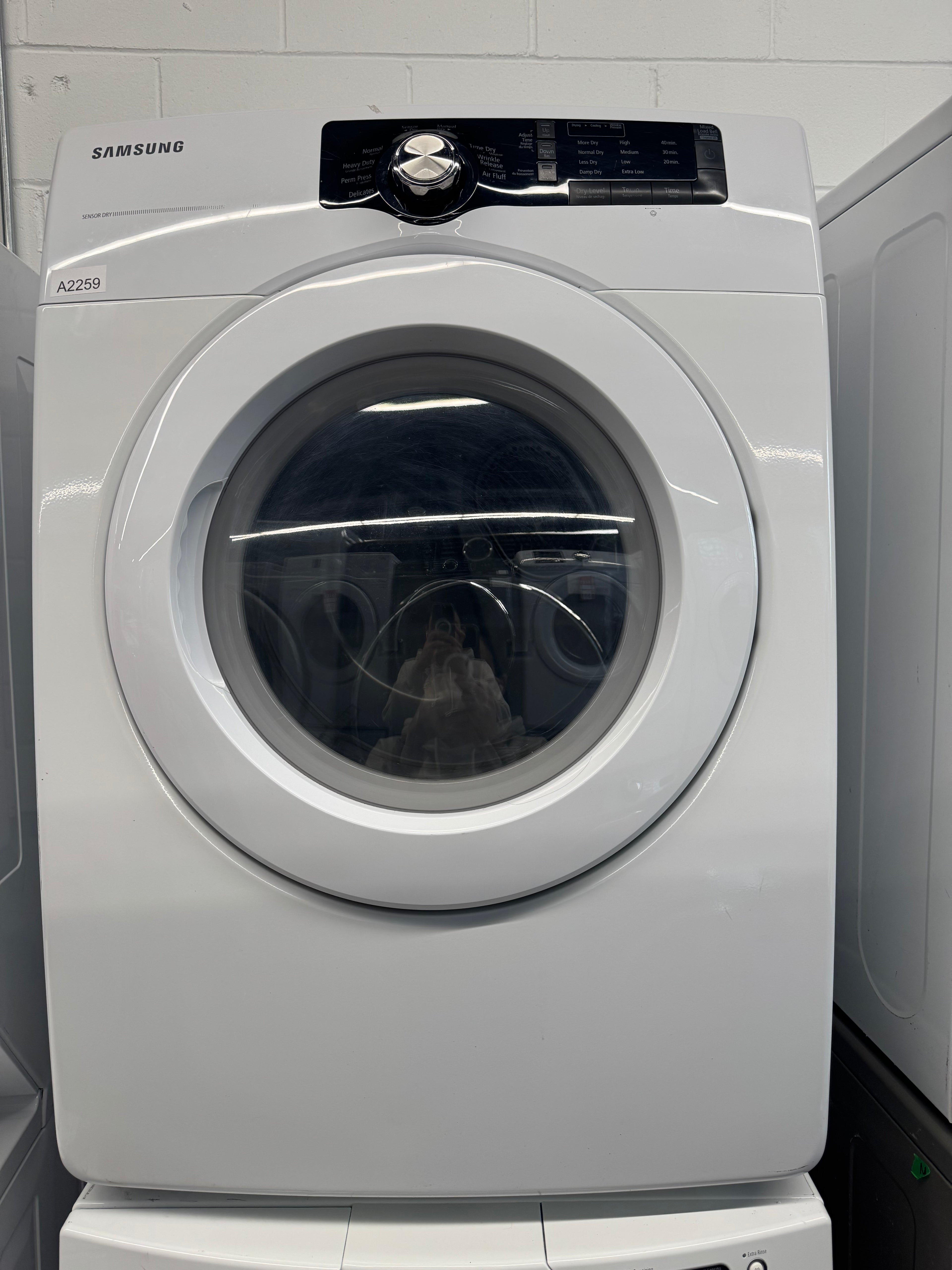 Samsung 27” Front Load Dryer - DV210AEW/XAC