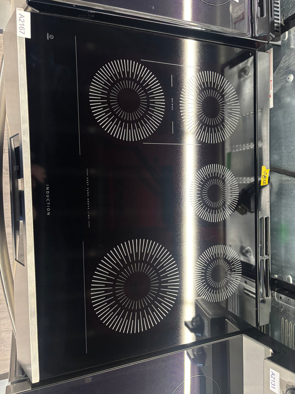 OPEN-BOX - Frigidaire 30” Induction Slide-In Glass Top Range - GCFI306CBFG