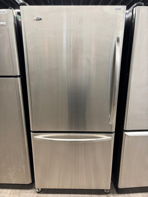 Amana 30” Bottom Freezer Refrigerator - ABL1922FES3