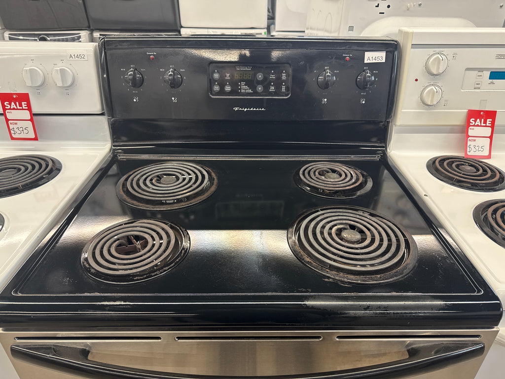 Frigidaire 30” Freestanding Coil Top Range - CFEF357BC2