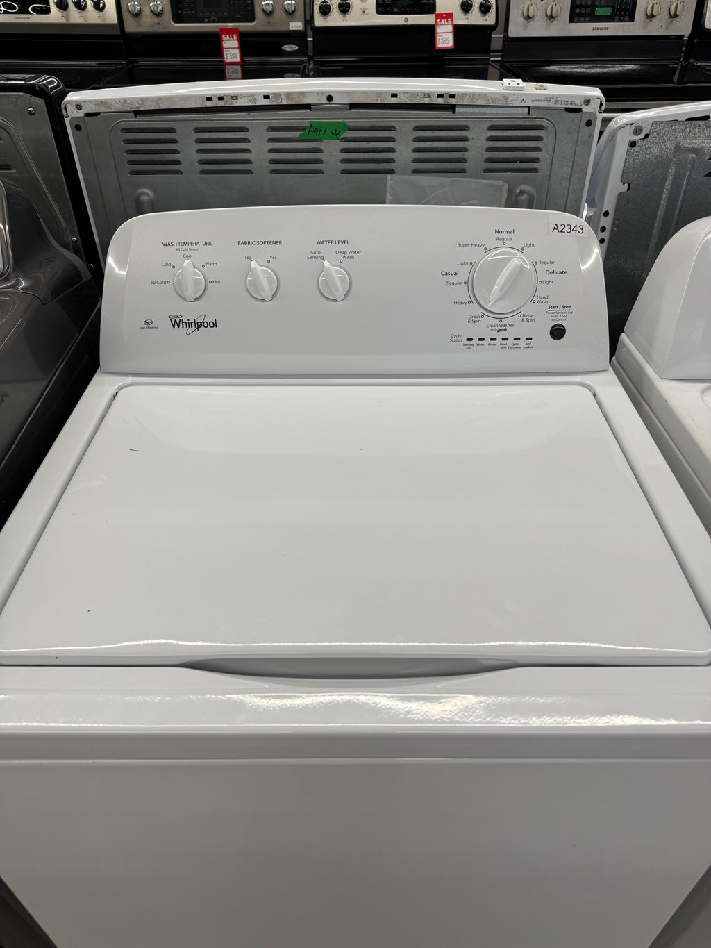 Whirlpool 27” Top Load Washer  - WTW4616FW1