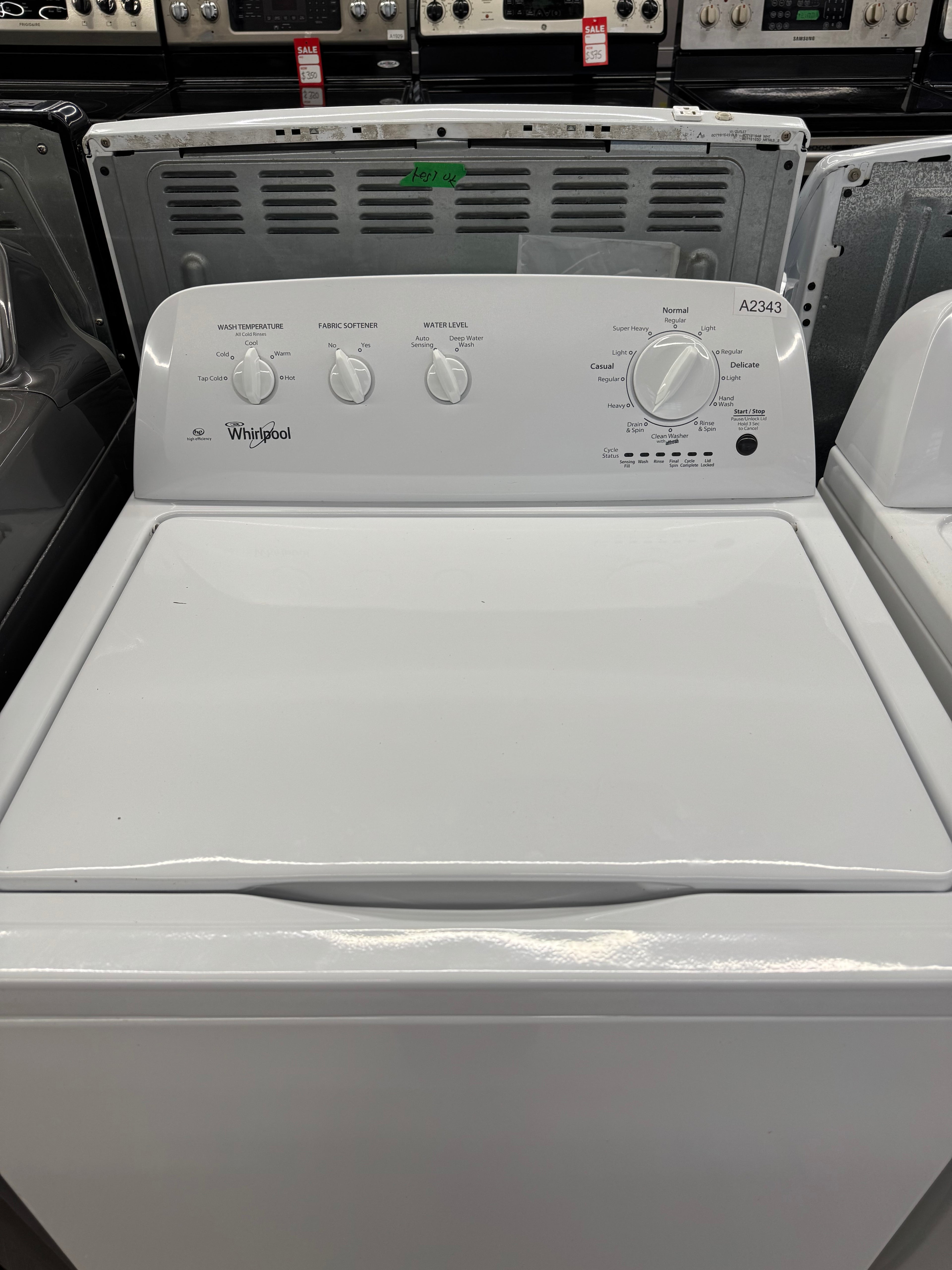 Whirlpool 27” Top Load Washer  - WTW4616FW1