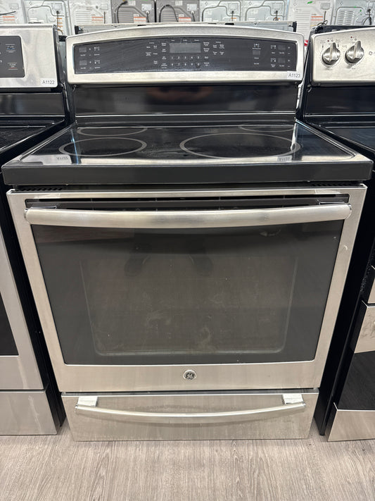 GE 30" Glass Top Induction Range- PHB920SF1SS