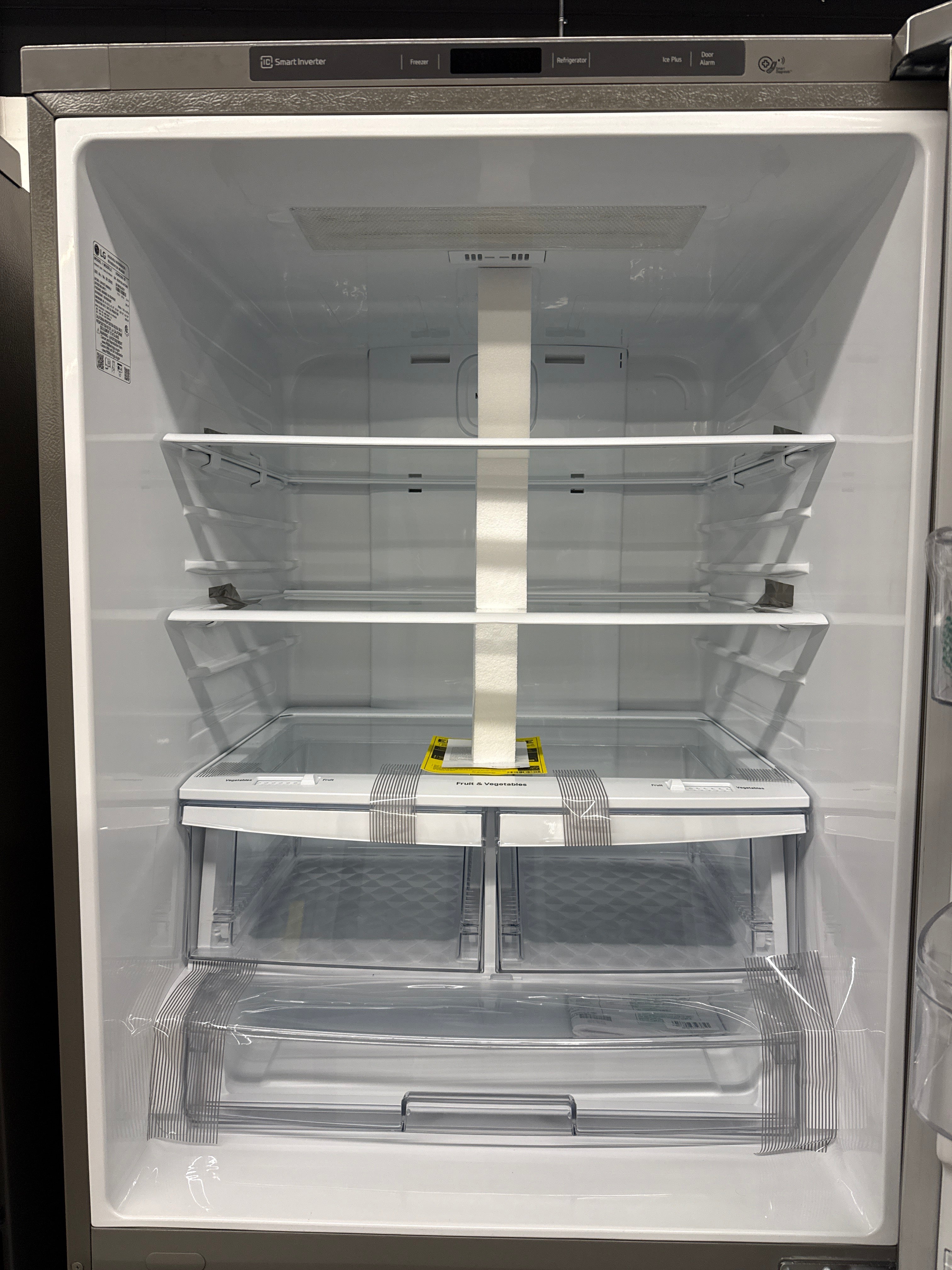 LG 30” Bottom Freezer Refrigerator - LRDNS2200S (1 YEAR MANUFACTURER WARRANTY)