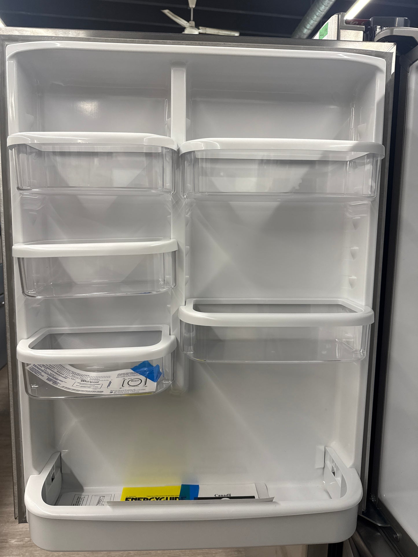 OPEN BOX-Whirlpool 30" Bottom-Mount Freezer Refrigerator-WRB329LFBM05