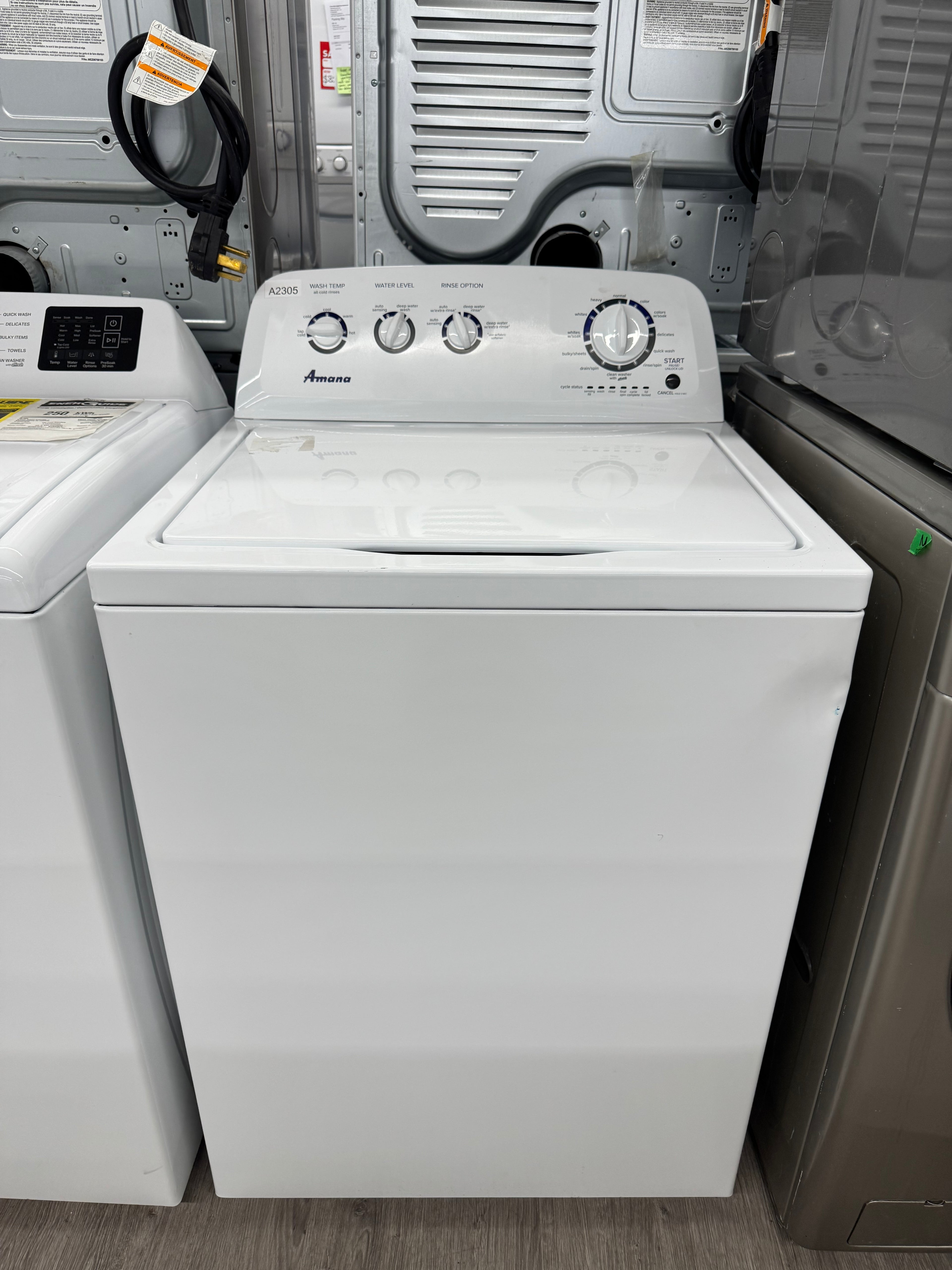 OPEN BOX - Amana 28” Top Load Washer - NTW4519JW2