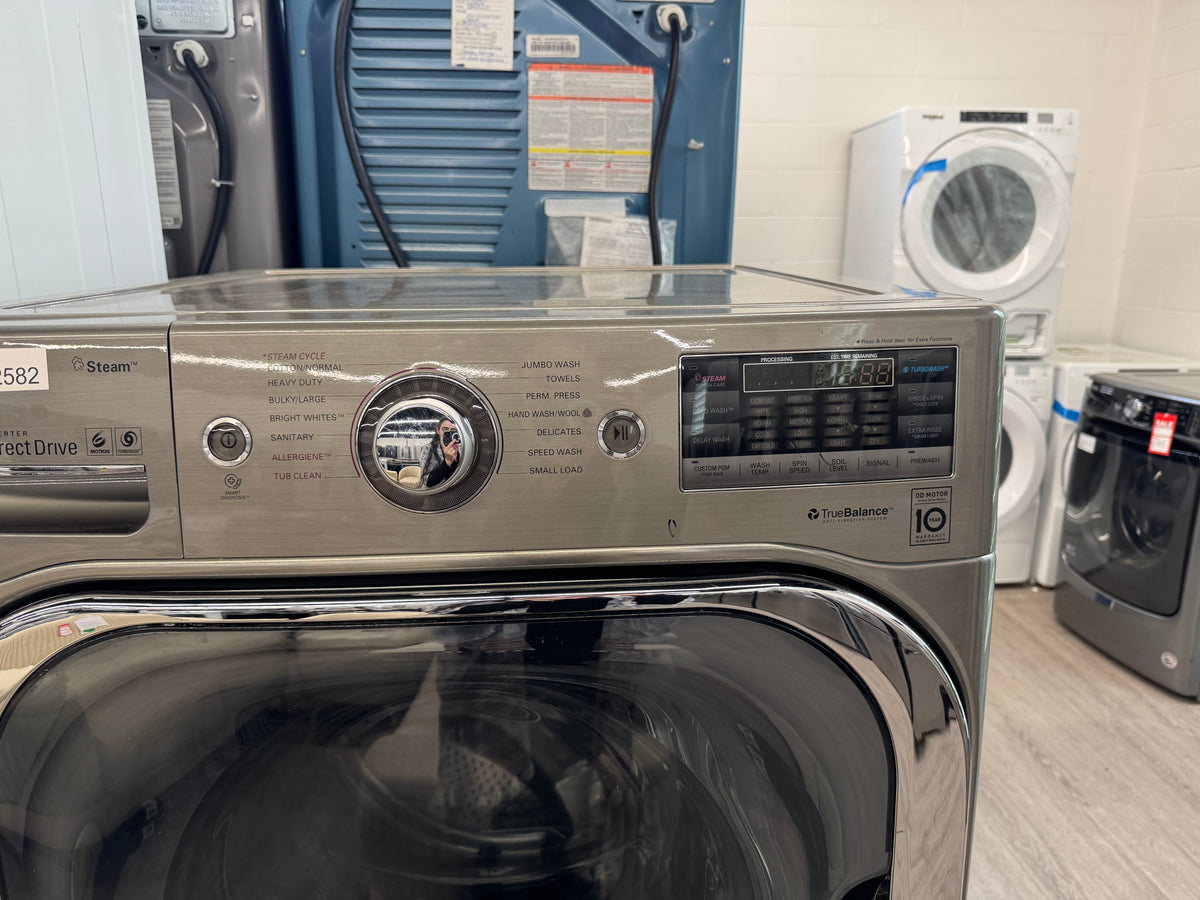 LG 29” Front Load Washer with Pedestal - WM8000HVA