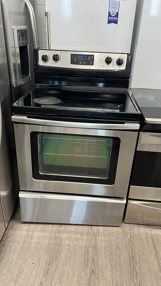 Whirlpool 30” Free standing Glass top Electric range