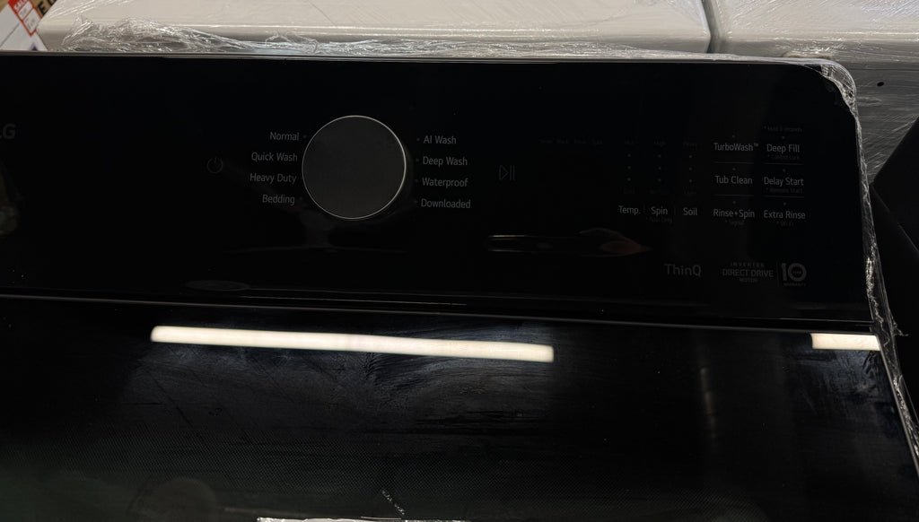 OPEN BOX - LG 27” Top Load Washer - WT8405CB - 1 YEAR LG WARRANTY