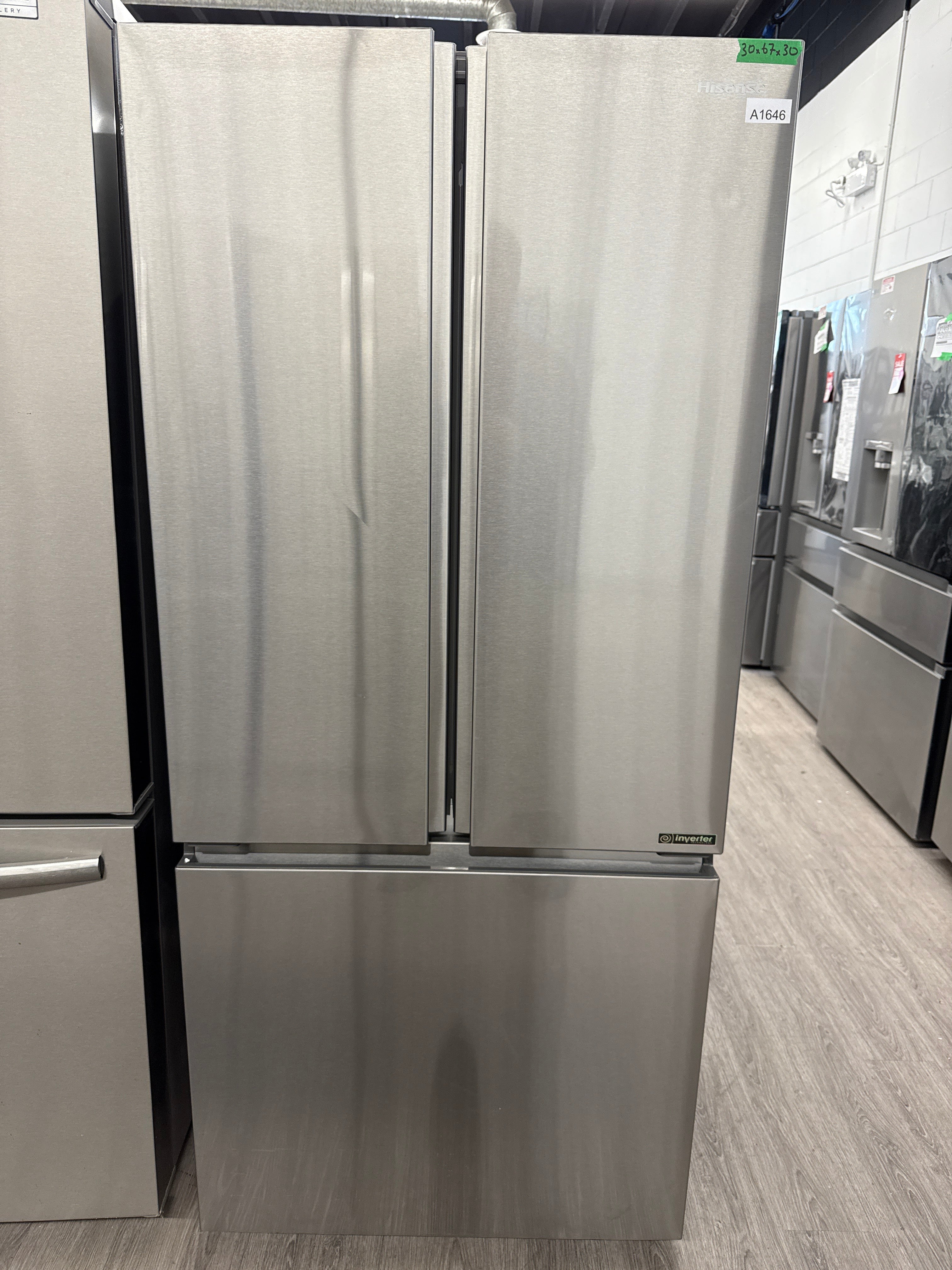 Hisense 30" French Door Refrigerator - RF210N6ASE