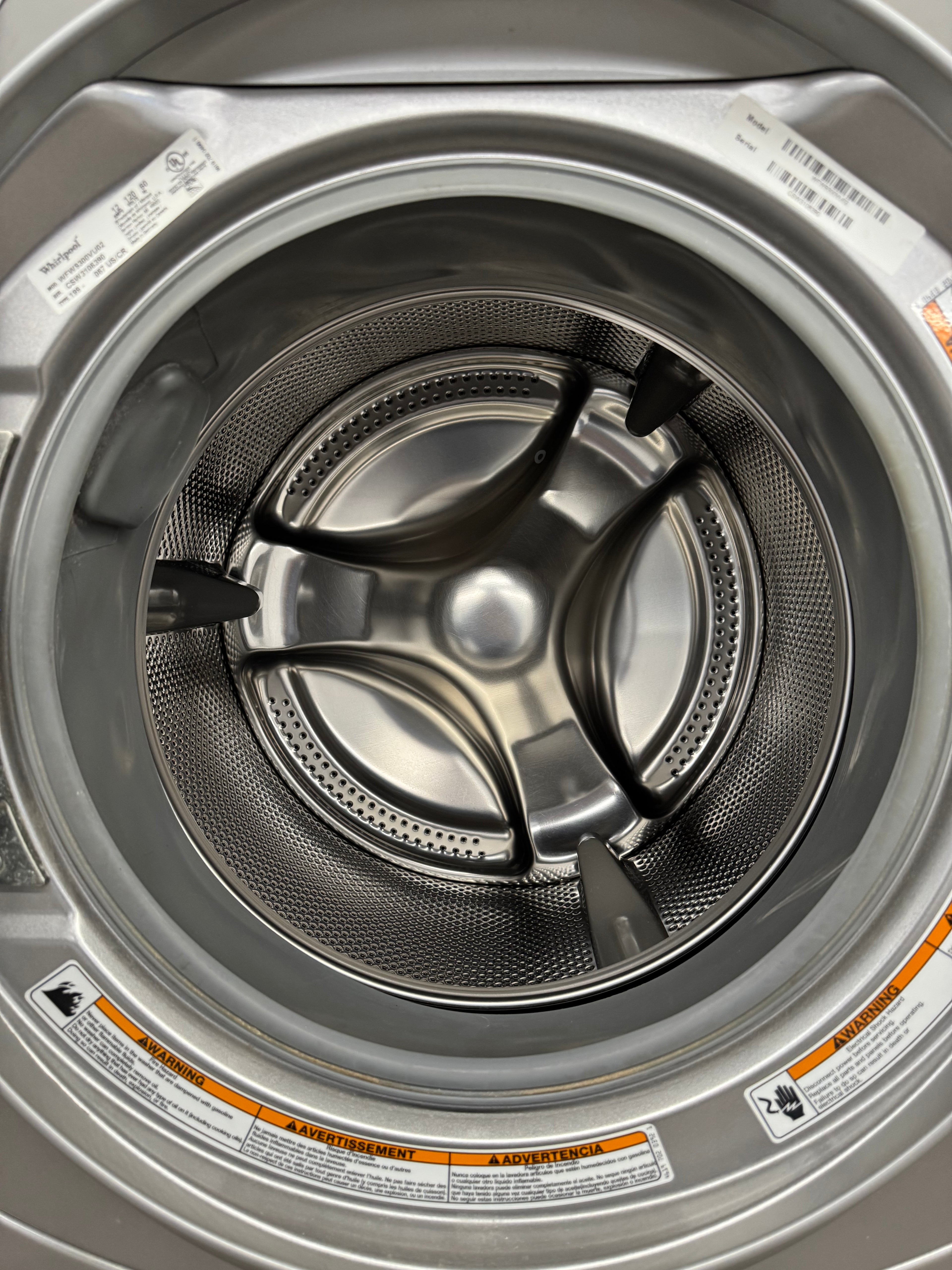 Whirlpool 27” Front Load Washer & Dryer Set (WFW9300VU02 & YWDE9300VU0)