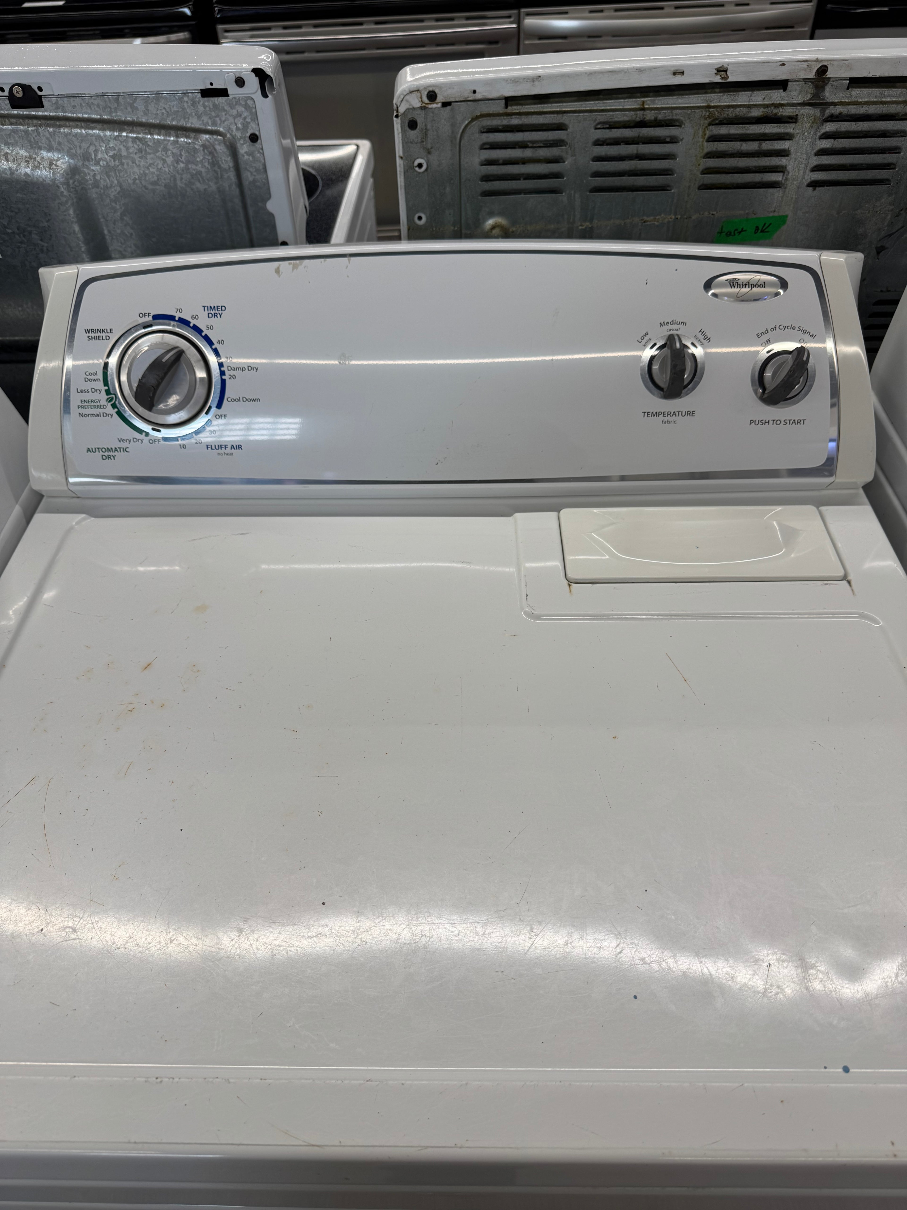Whirlpool 27” Top Load Washer & Dryer Set (WTW4800XQ1 & YWED4700XQ0)