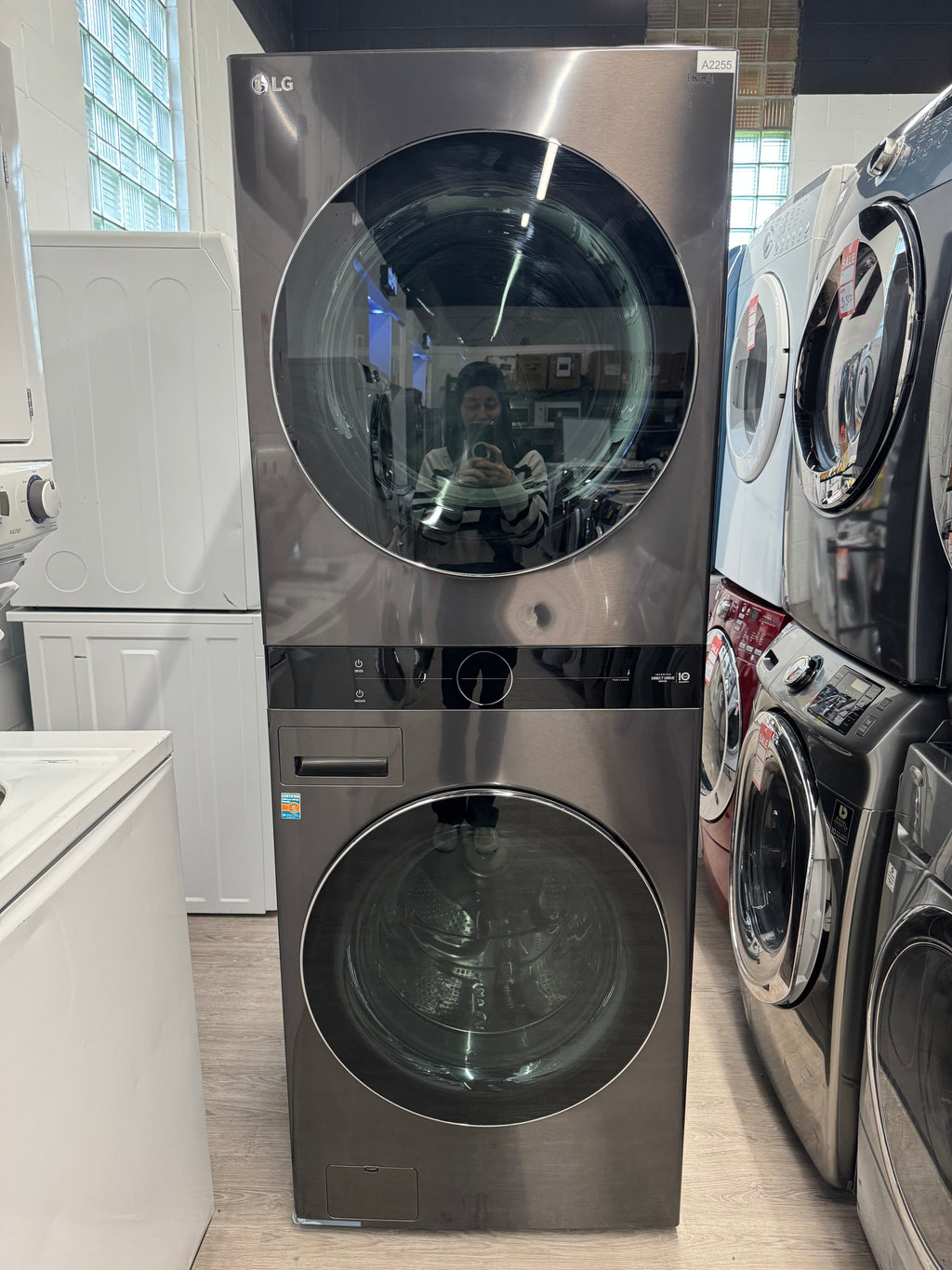LG 27” Front Load WashTower - WKEX200HBA