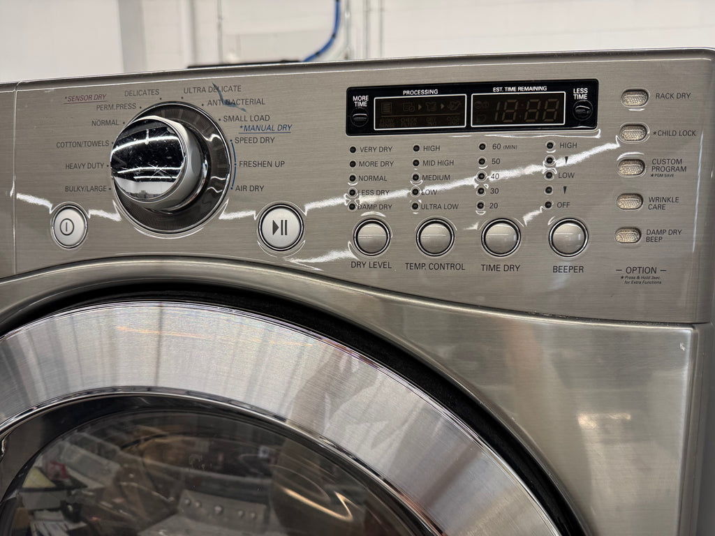 LG 27” Front Load Washer & Dryer Set (WM3370HVA & DLE2701V)