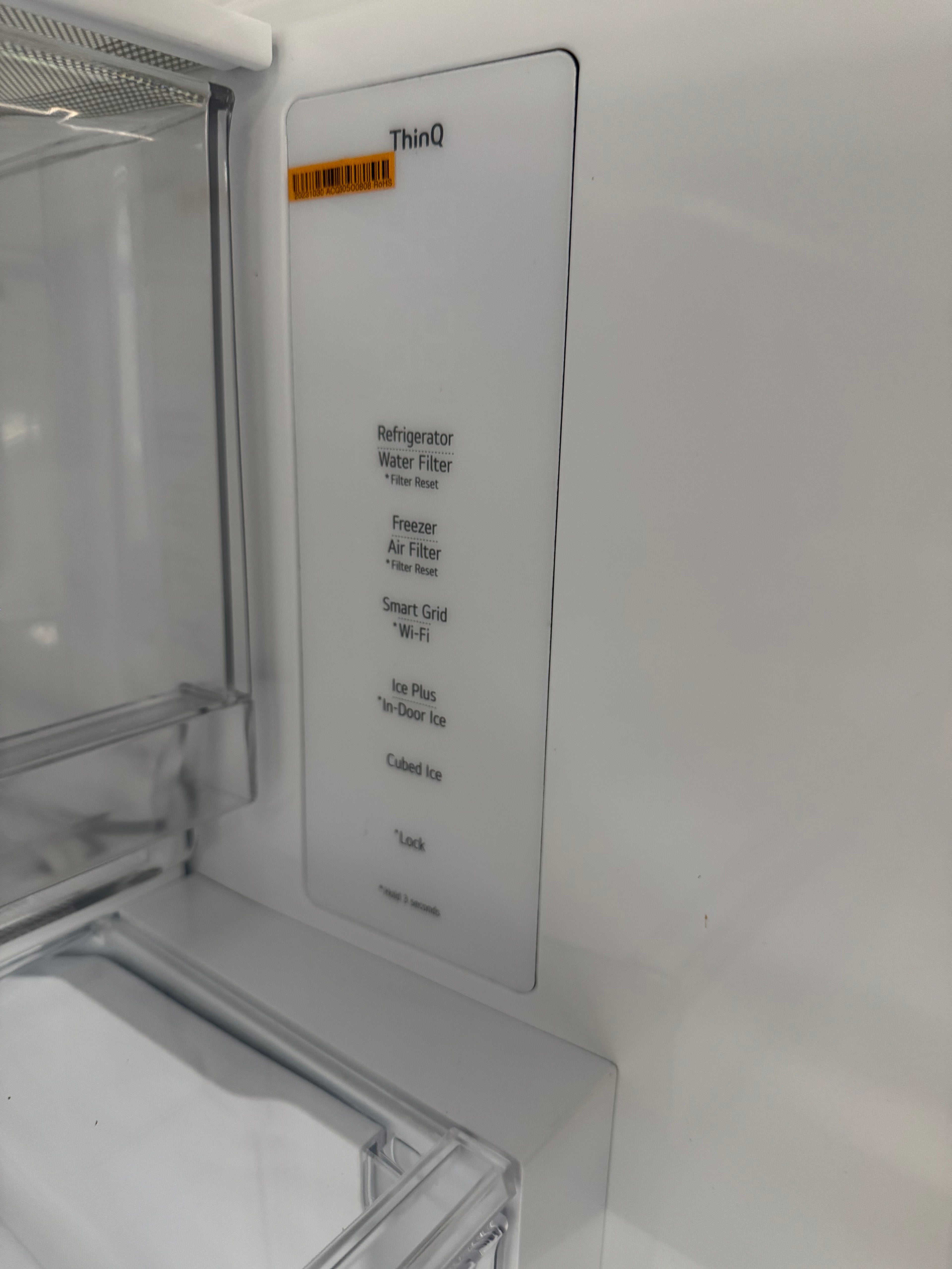 OPEN BOX - LG 36” French Door Refrigerator with Water & Ice Dispenser - LRFXC2606S - 1 YEAR LG WARRANTY