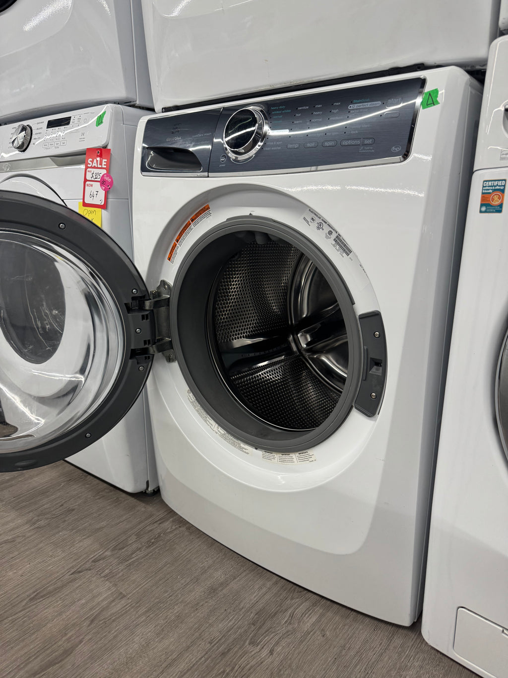 Electrolux 27” Front Load Washer/Dryer Set (EFLS617SIW0/EFMC427UIW0