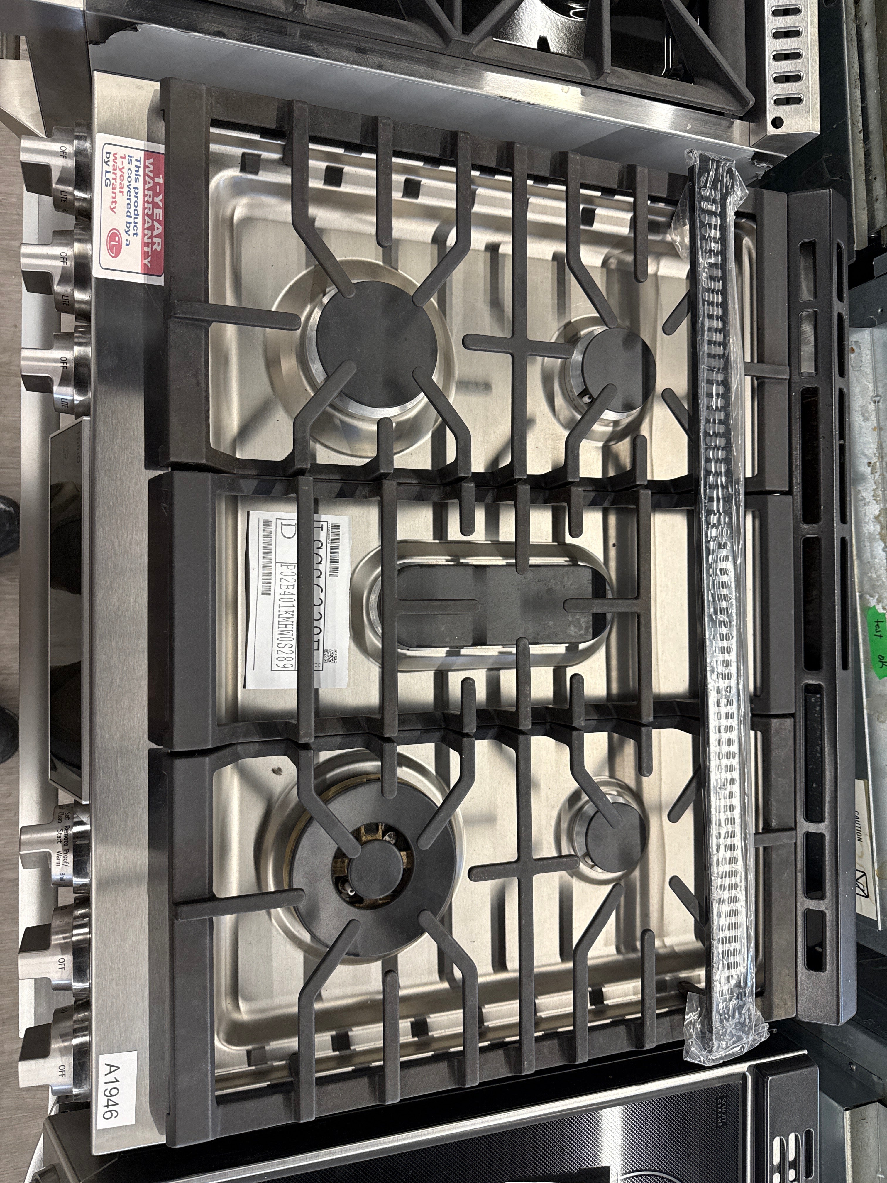 NEW - LG 30" Slide-In Gas Range - LSGS6338F/00 (1 YEAR MANUFACTURER WARRANTY)