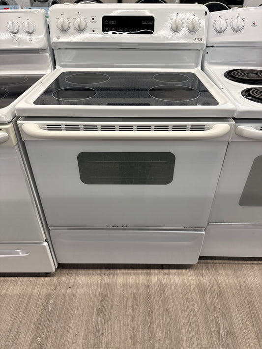 GE 30" Glass Top Range- JCBS64W