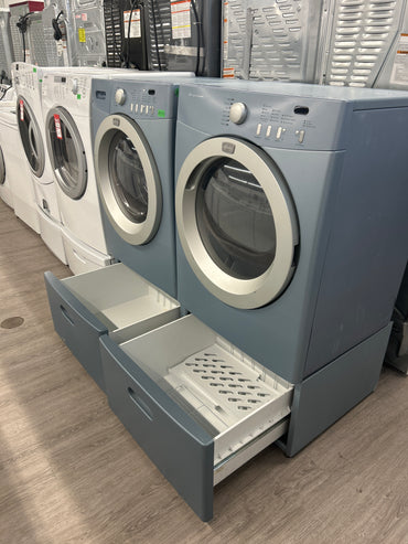 Frigidaire 27'' Front Load Washer/Dryer Set with Pedestals