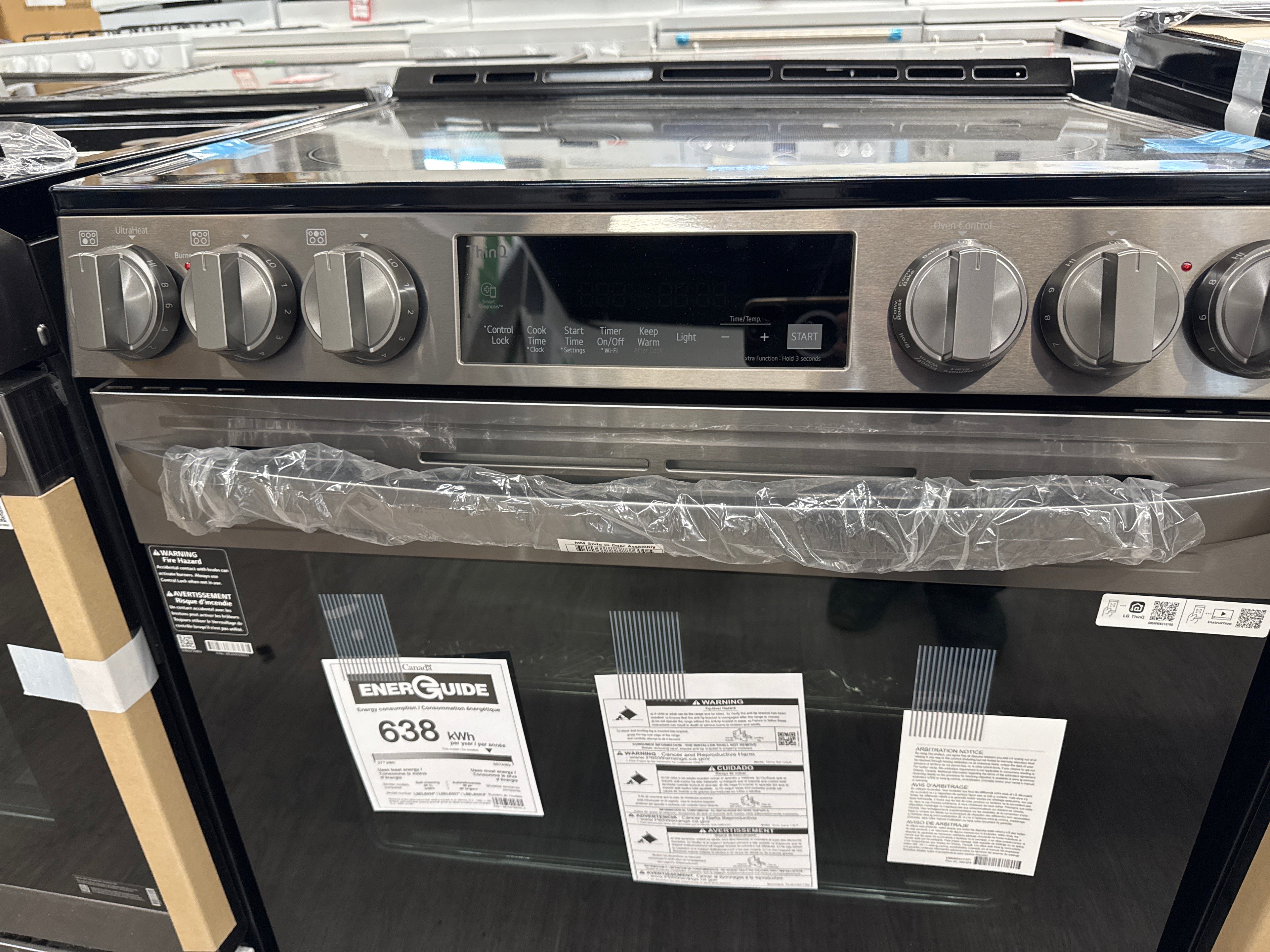 OPEN BOX Electric Stove LG LSEL6333D
