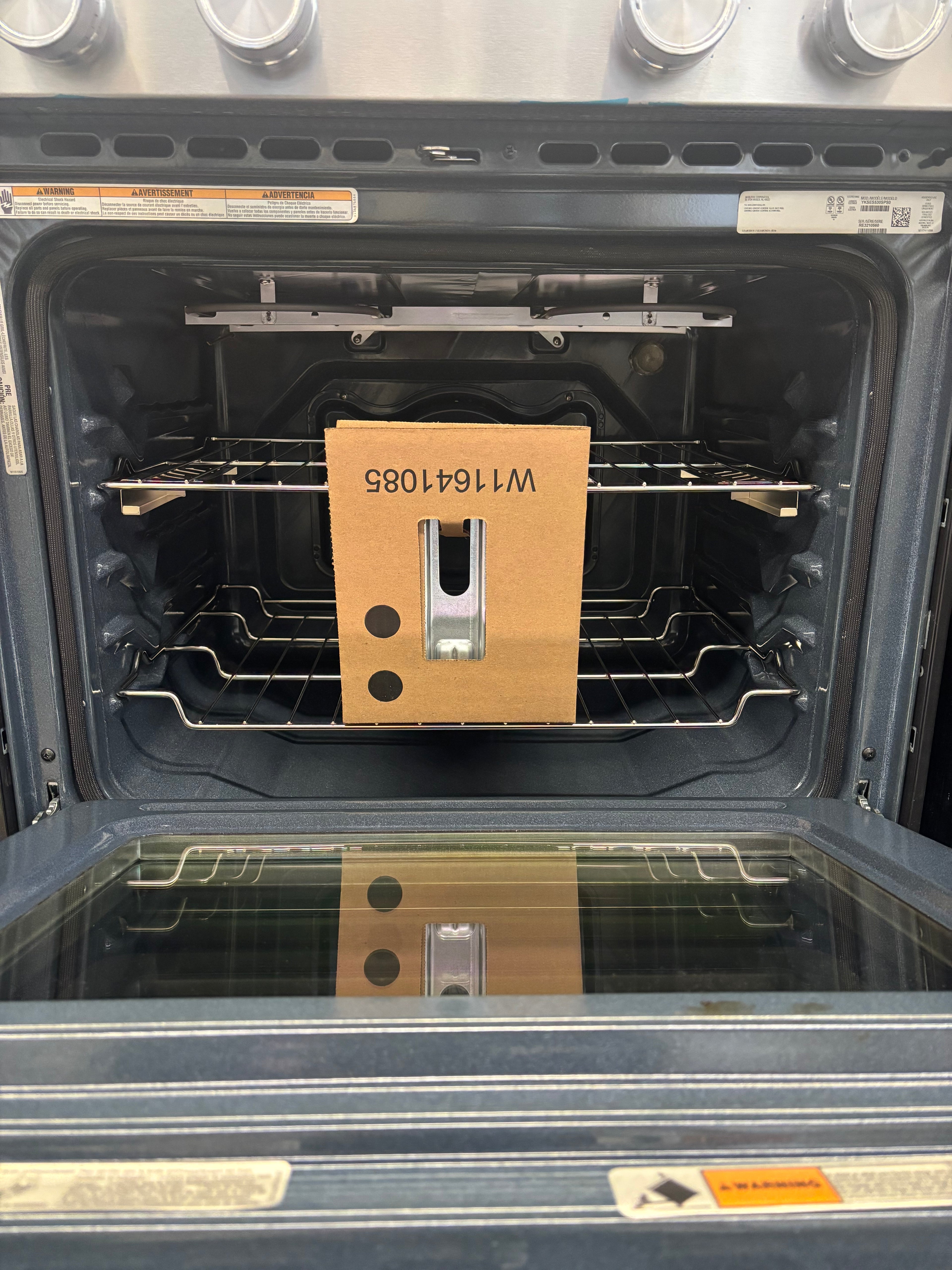 OPEN-BOX - KitchenAid 30” Slide-In Glass Top Range - YKSES5030SPS0