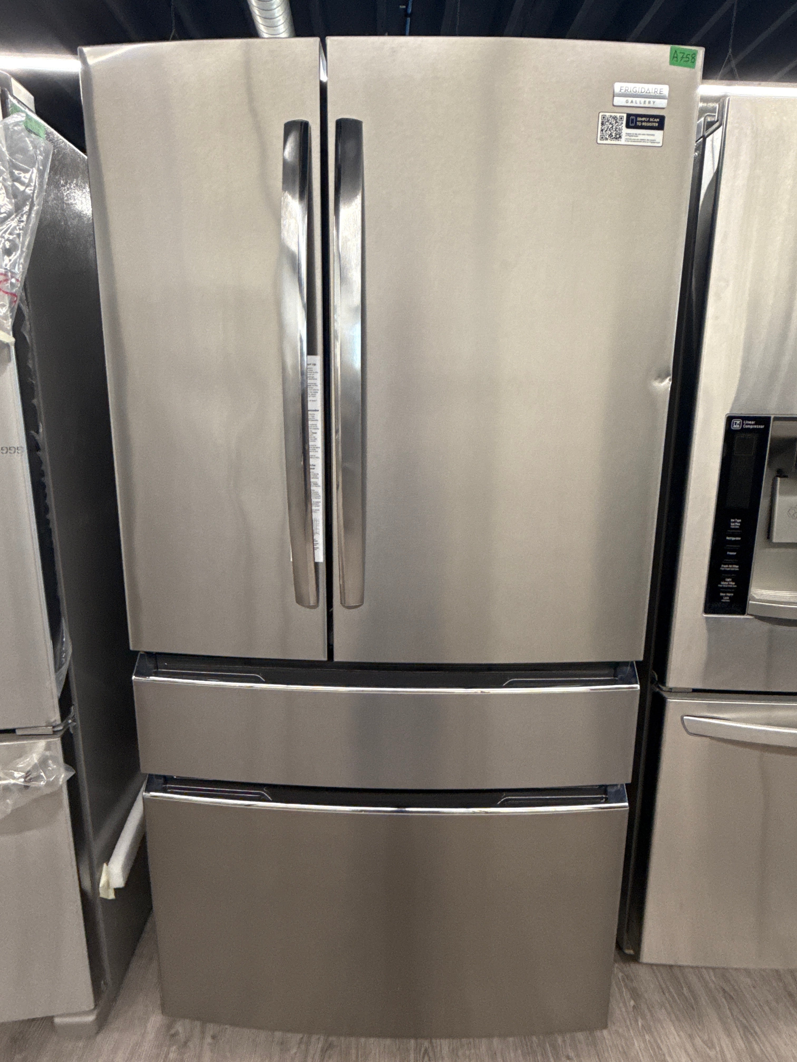 OPEN BOX-Frigidaire Gallery 36" 4-Door French Door Refrigerator-GRMN2872AF01