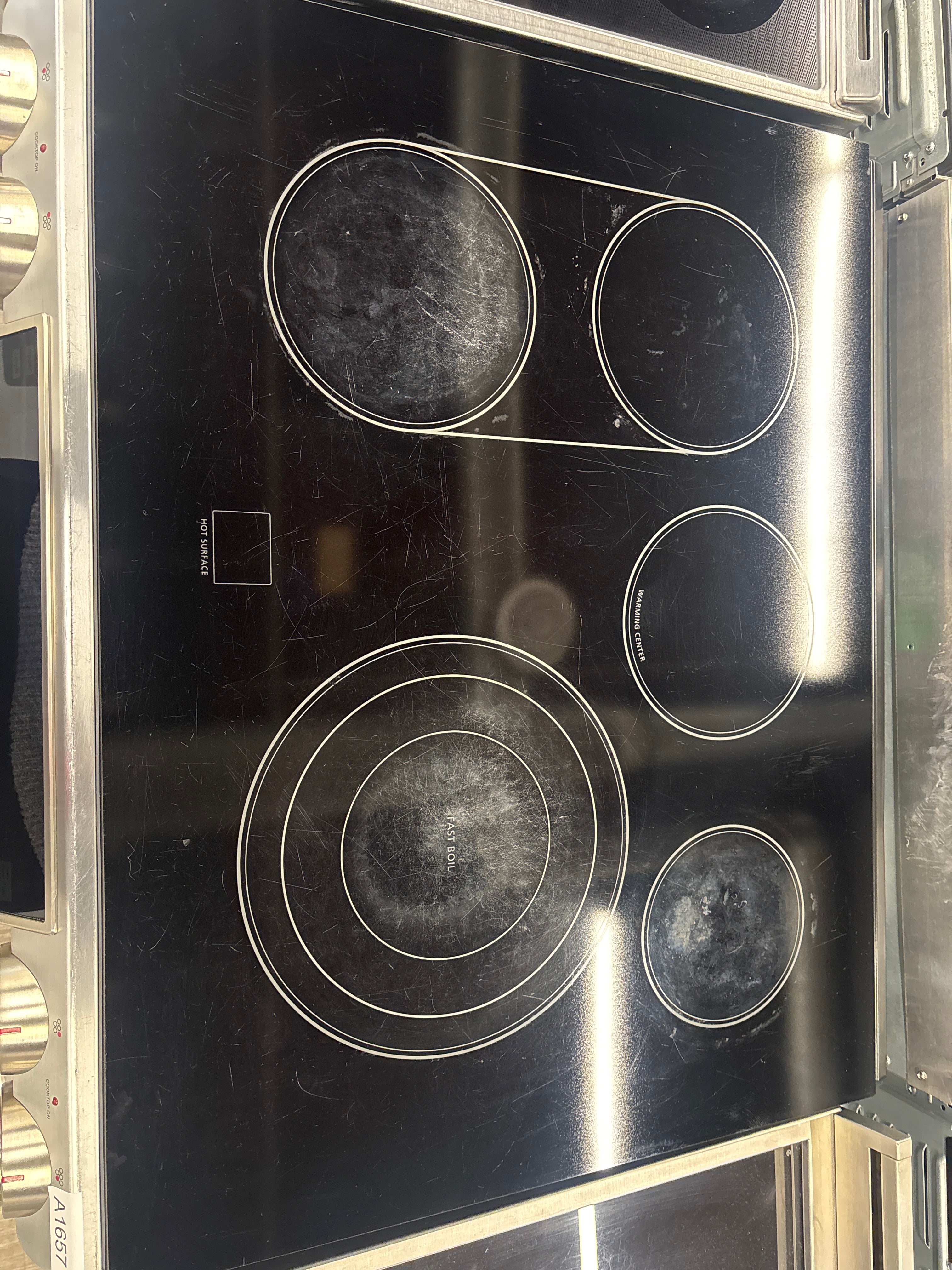 Samsung 30” Slide-In Glass Top Range - NE58F9710WS