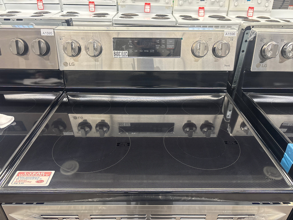 LG 30” Freestanding Glass Top Range - LREL6321S (1 YEAR MANUFACTURER WARRANTY)