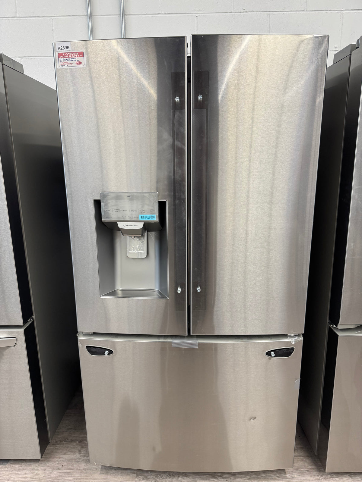 NEW - LG 36” French Door Refrigerator – LRFS28XBS (1 YEAR MANUFACTURER WARRANTY)