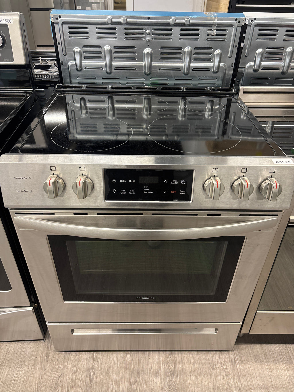 Frigidaire 30” Slide-In Glass Top Range - CFEH3054USA