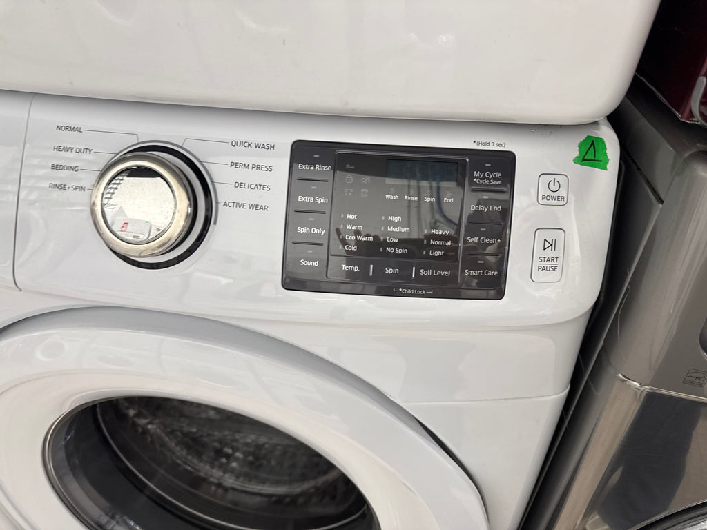 SAMSUNG 27” Front Load Washer & Dryer Set (WF42H5000AW/A2 & DV42H5000EW/AC)