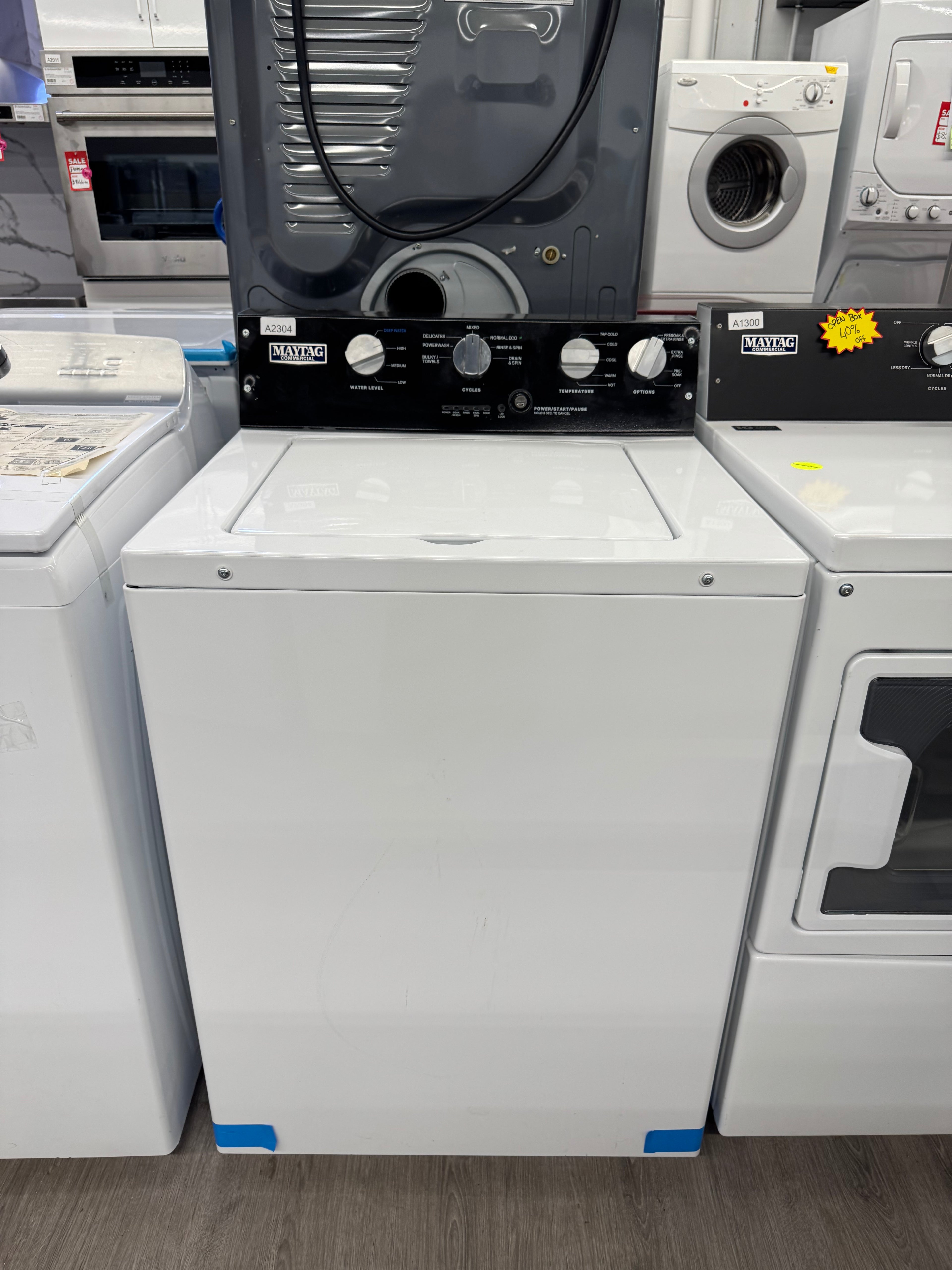 OPEN BOX - Maytag 27” Top Load Washer - MVWP585GW0