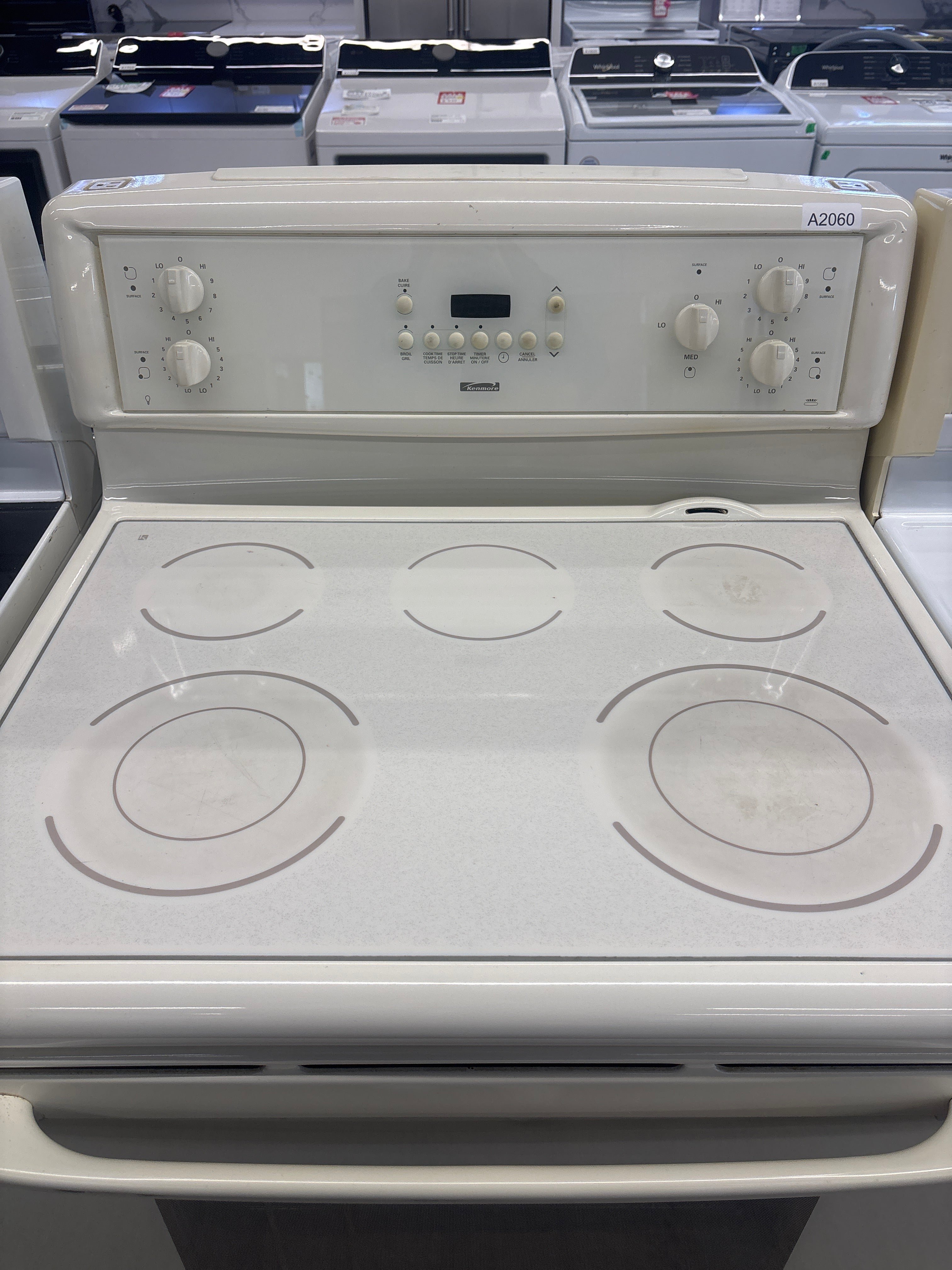 Kenmore 30” Freestanding Glass Top Range - C970-642141