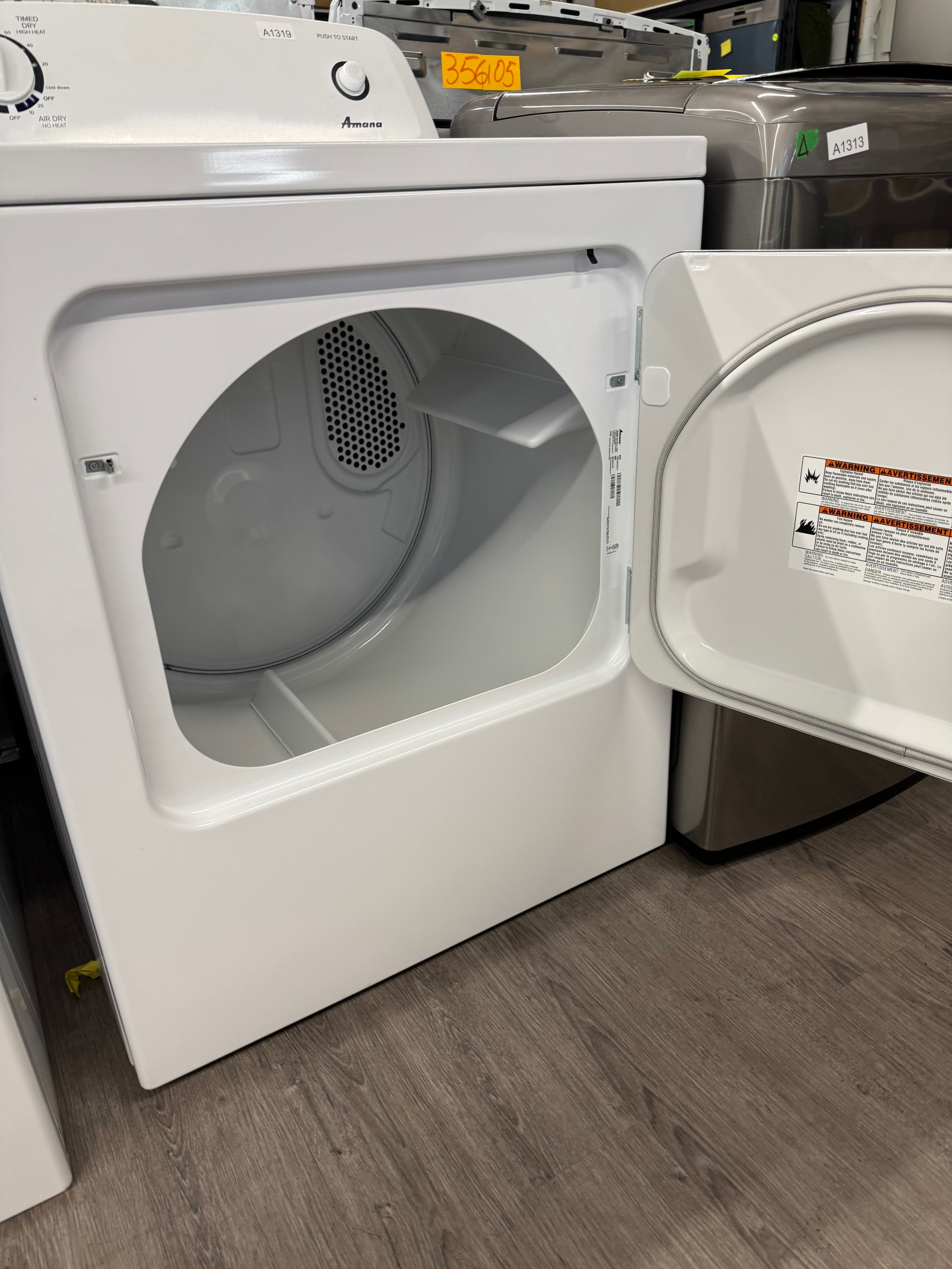 OPEN BOX - Amana 29” Electric Dryer - YNED4655EW1