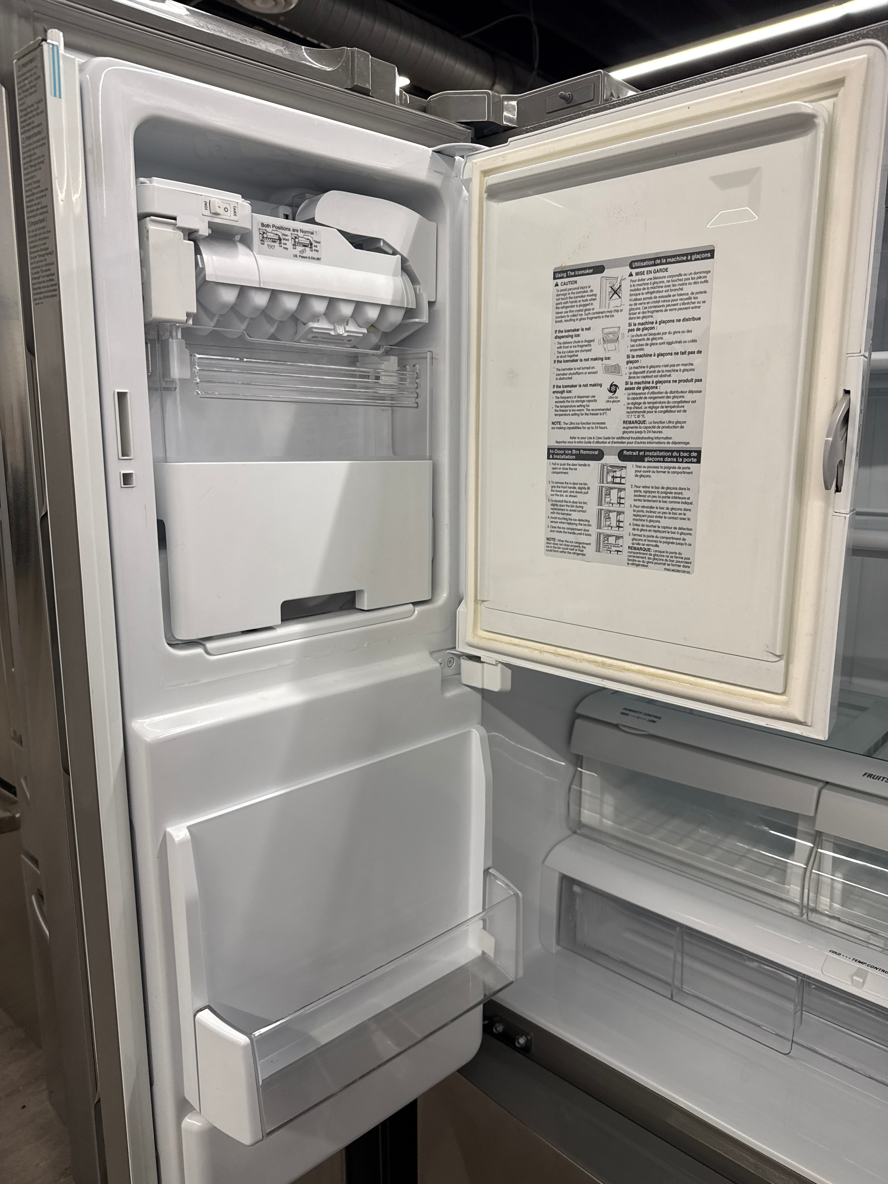 LG 36” 4 Door French Refrigerator with Water & Ice Dispenser - LMX21986ST/03
