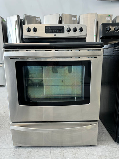 KENMORE 30” FREESTANDING GLASS TOP RANGE - 970-687630