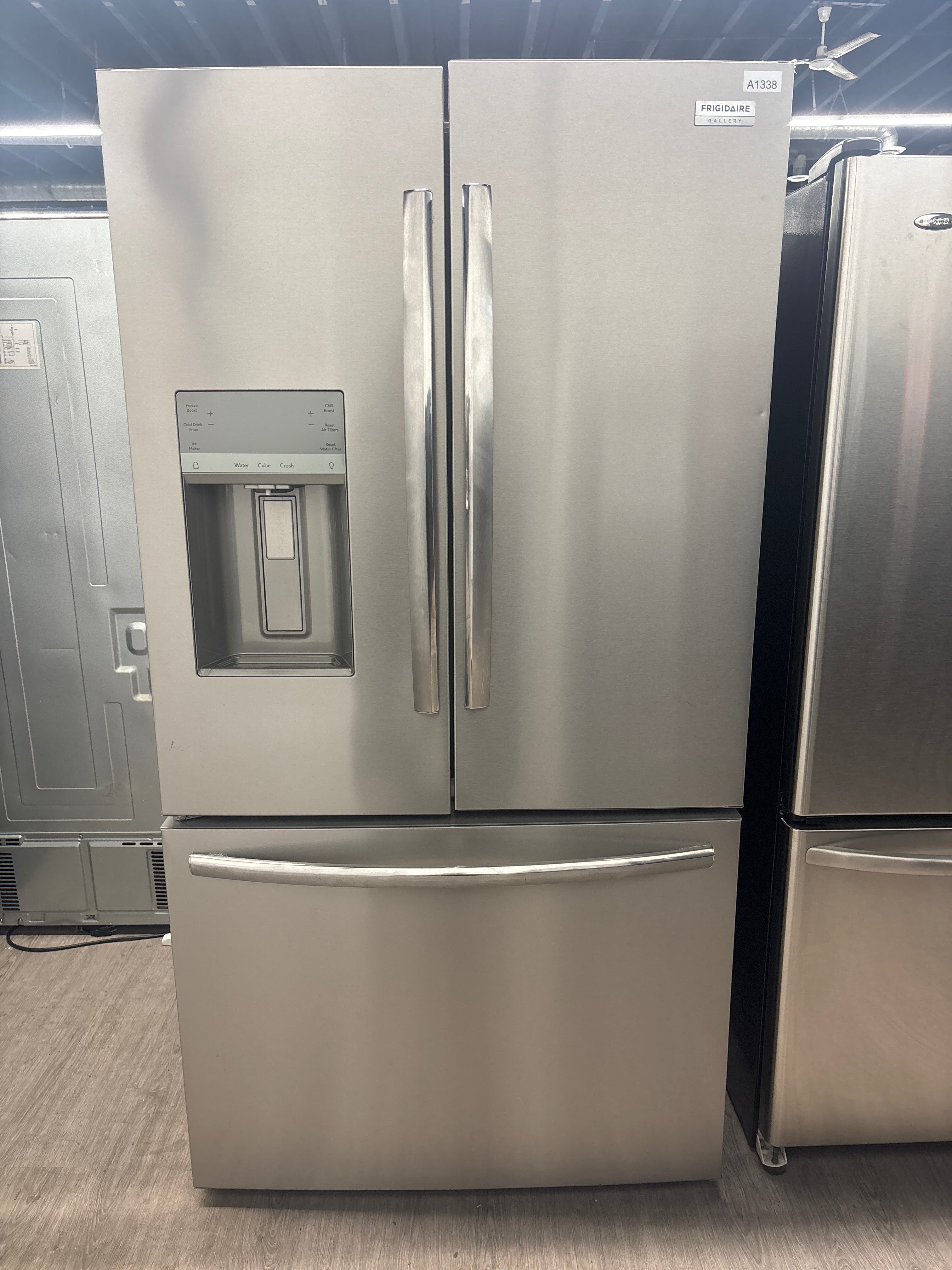 OPEN BOX - Frigidaire Gallery 36” French boor refrigerator with water & ice dispenser- GRFS2853AF6