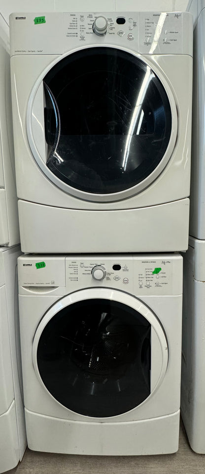 KENMORE 27” FRONT LOAD WASHER/DRYER SET K2